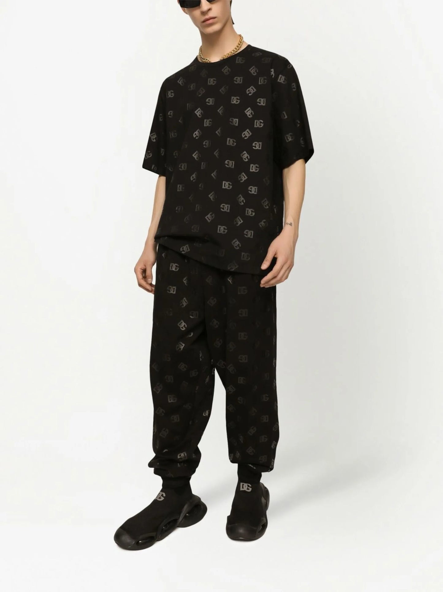 logo-monogram-print T-shirt
