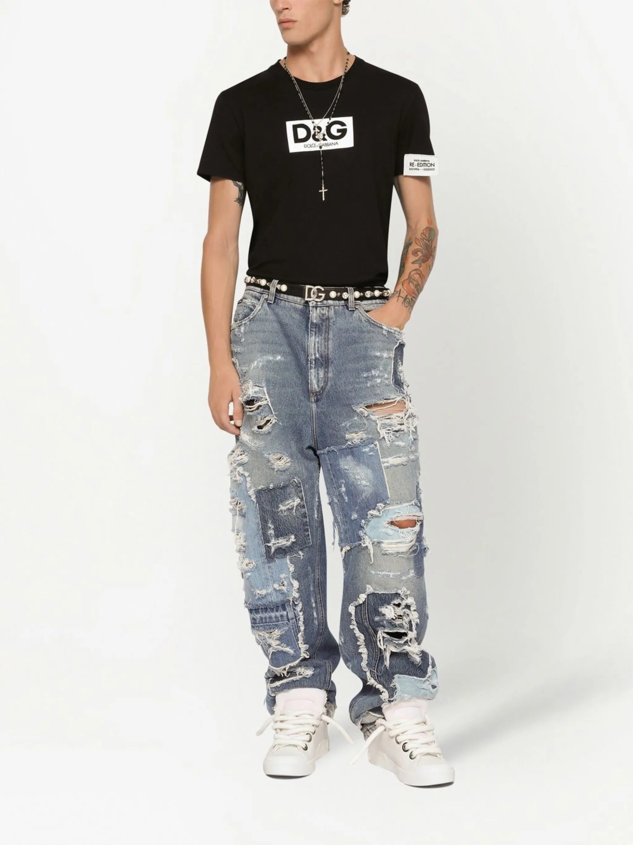 logo-print T-shirt