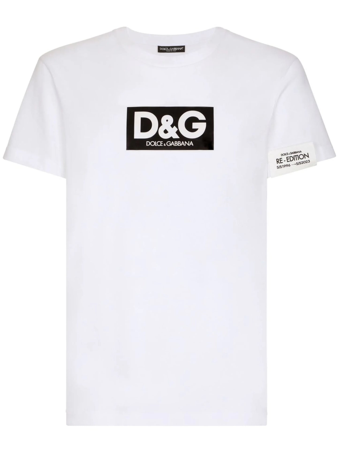 logo-patch cotton T-shirt