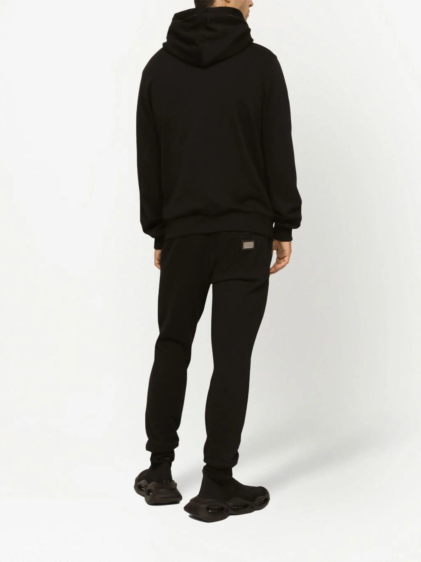 logo-tag zip-up hoodie