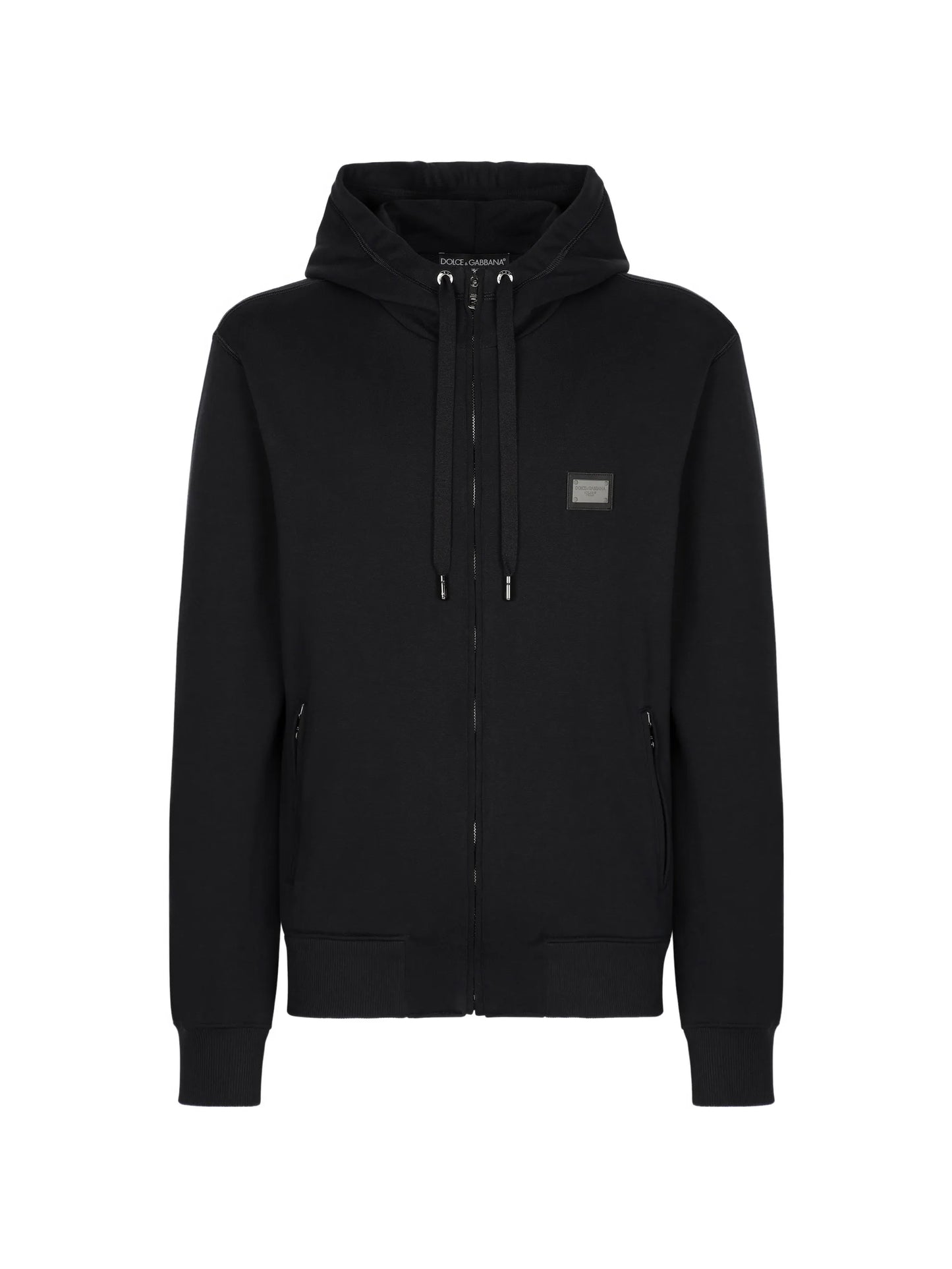 hooded zi-up sweatshirt