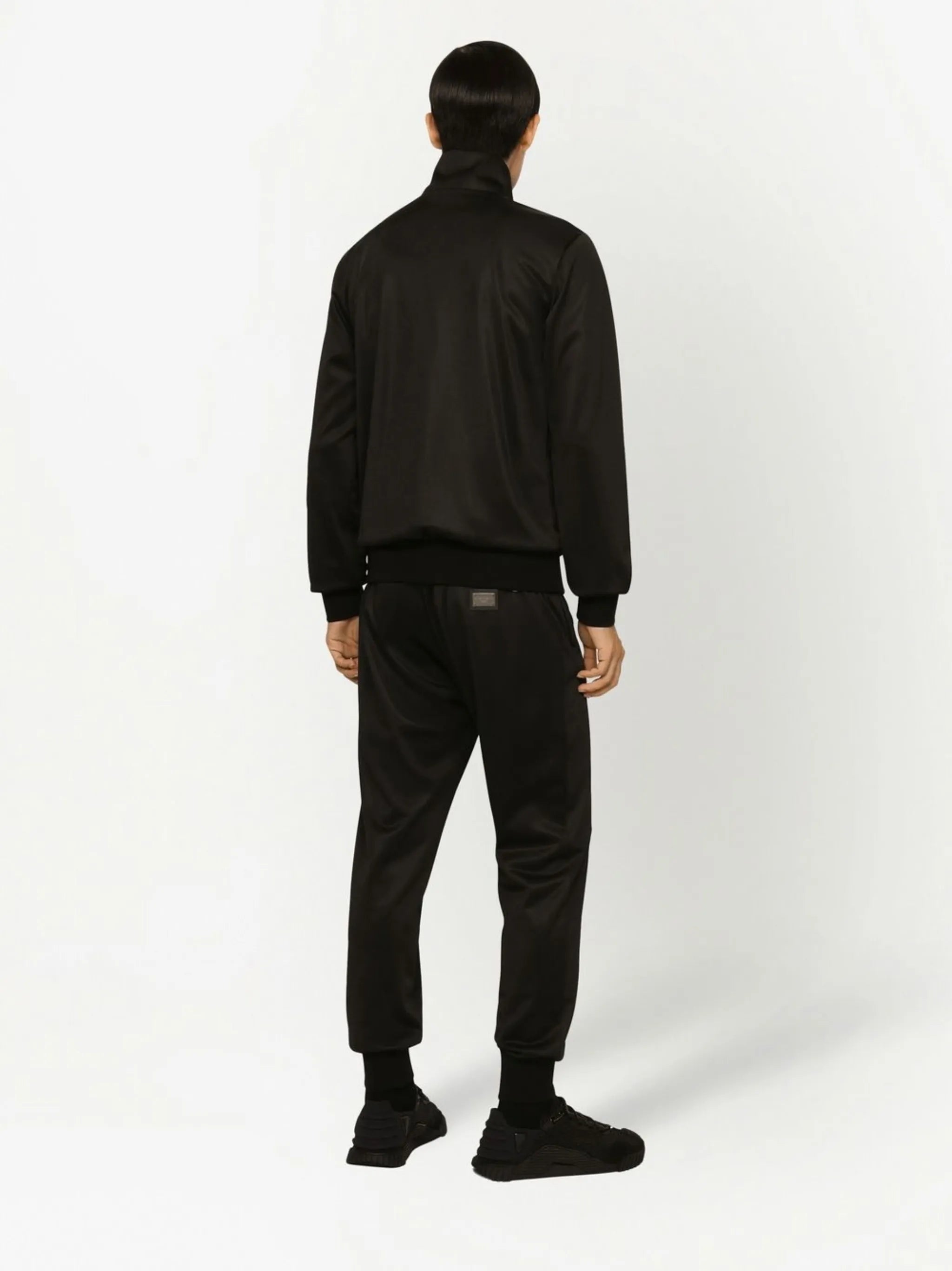 logo-tag zip-up sweatshirt