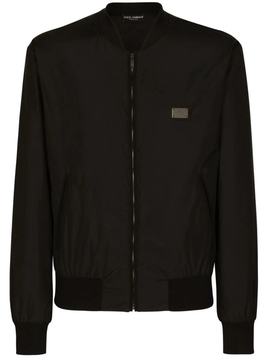 logo-tag track jacket