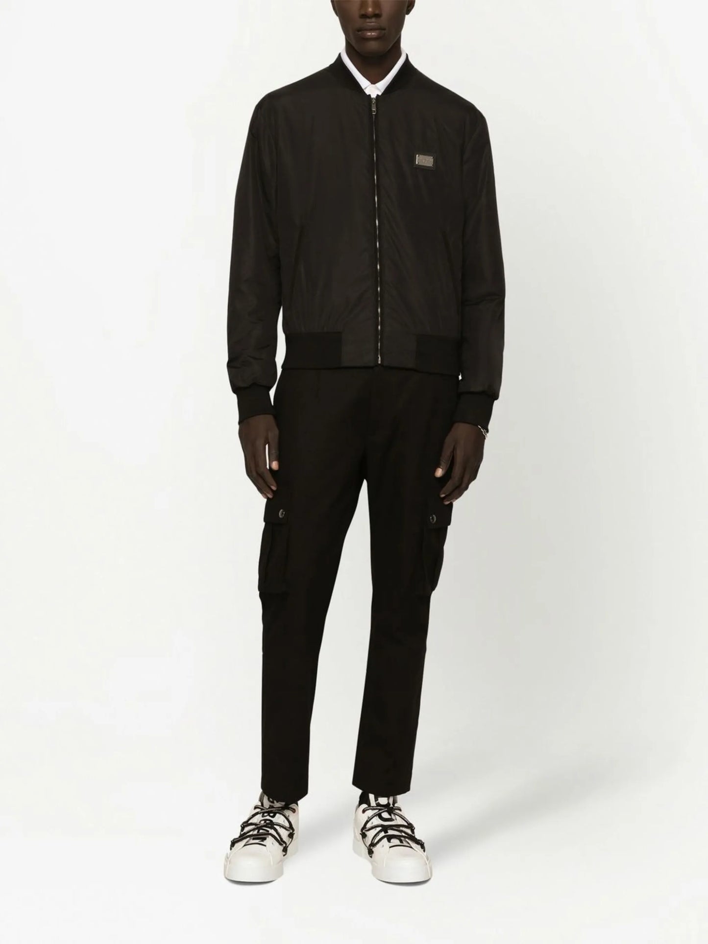 logo-tag track jacket