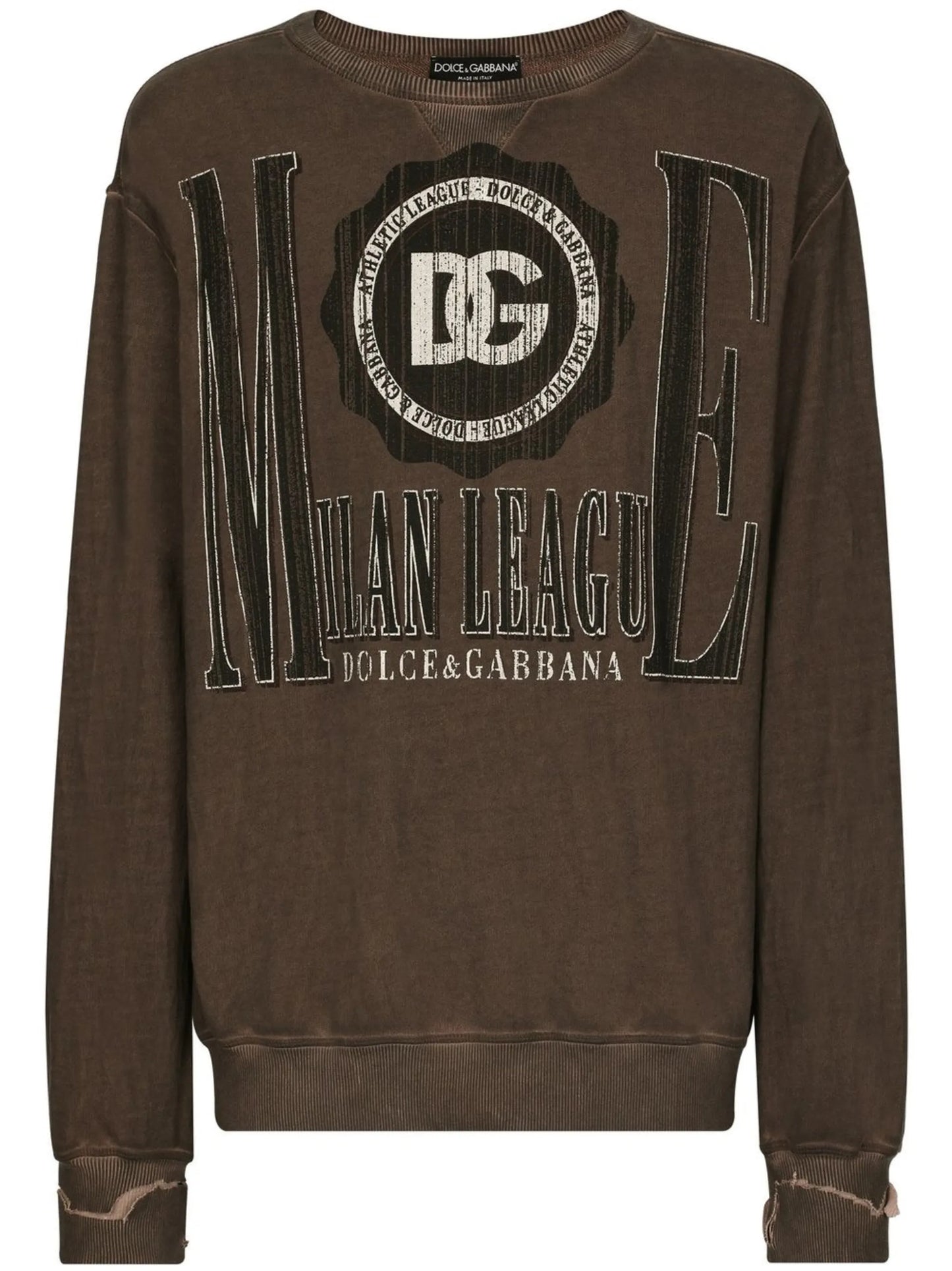 logo-print cotton sweatshirt