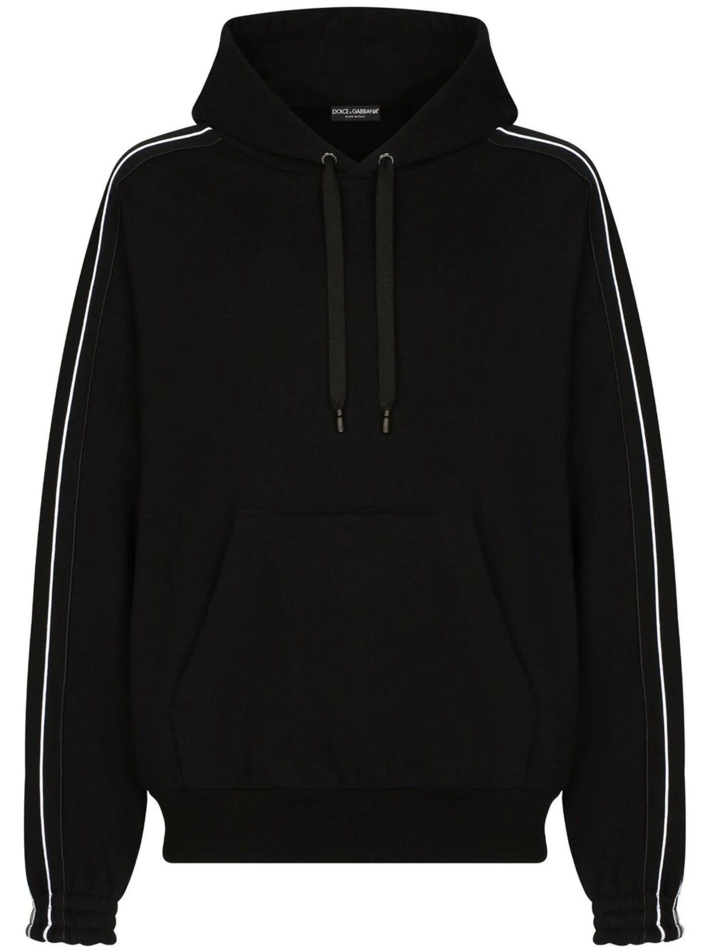 logo-tape hoodie