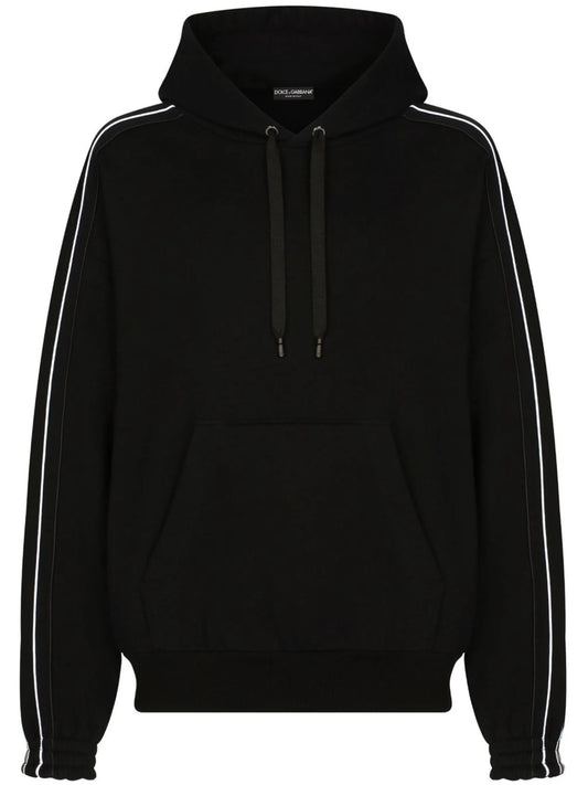 logo-tape hoodie
