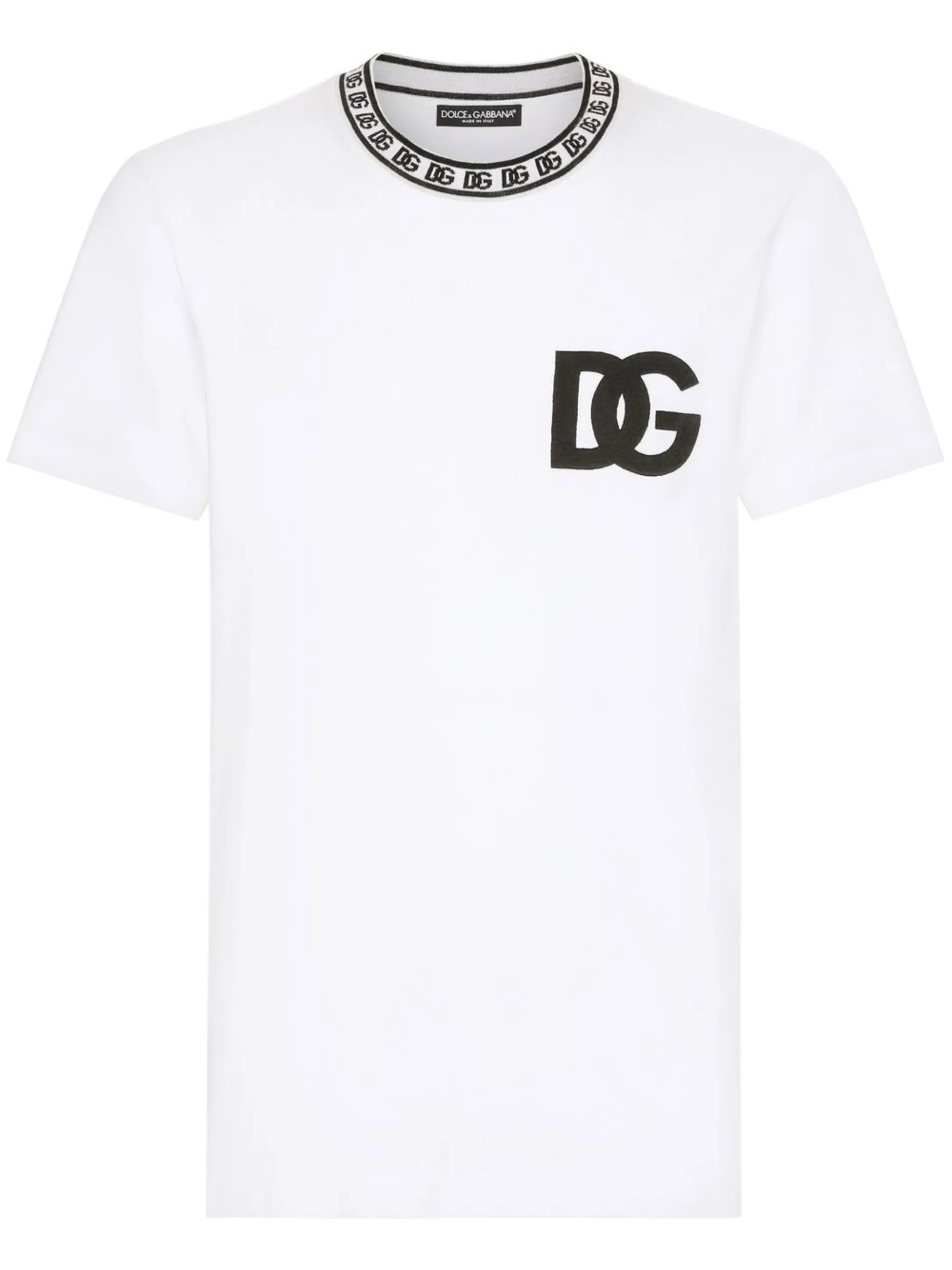 logo-embroidered cotton T-shirt