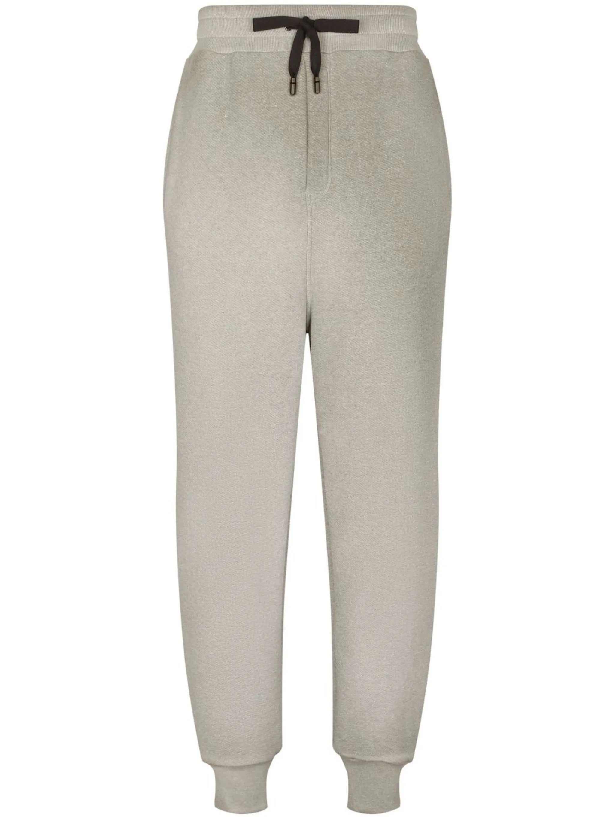 crest-print track pants