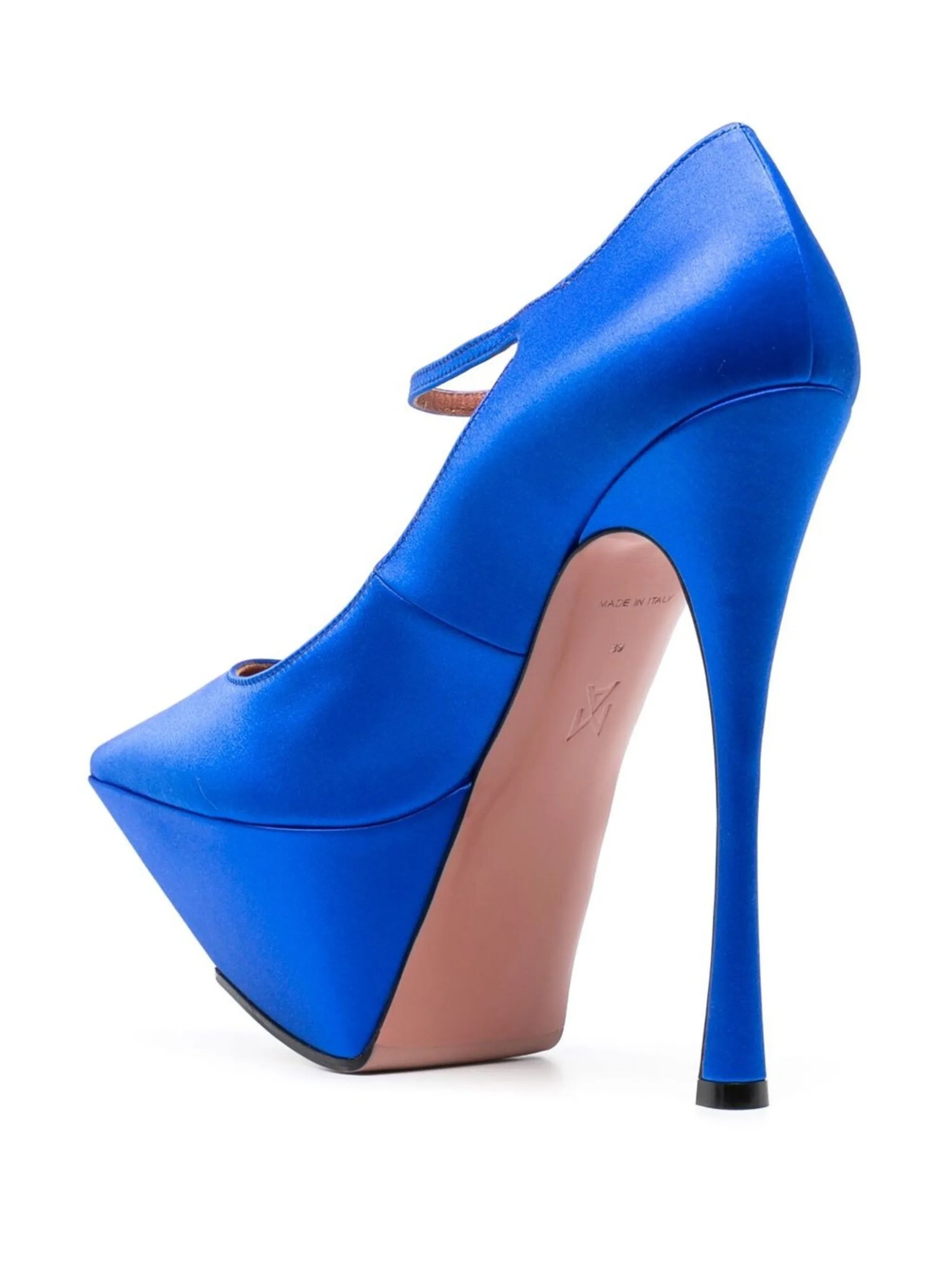 Angelica 150mm satin pumps