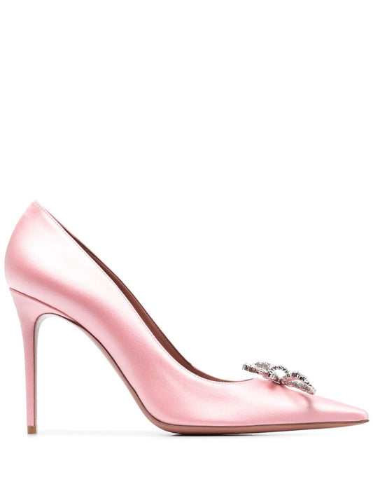 Rosie 95mm crystal-embellished pointed pumps