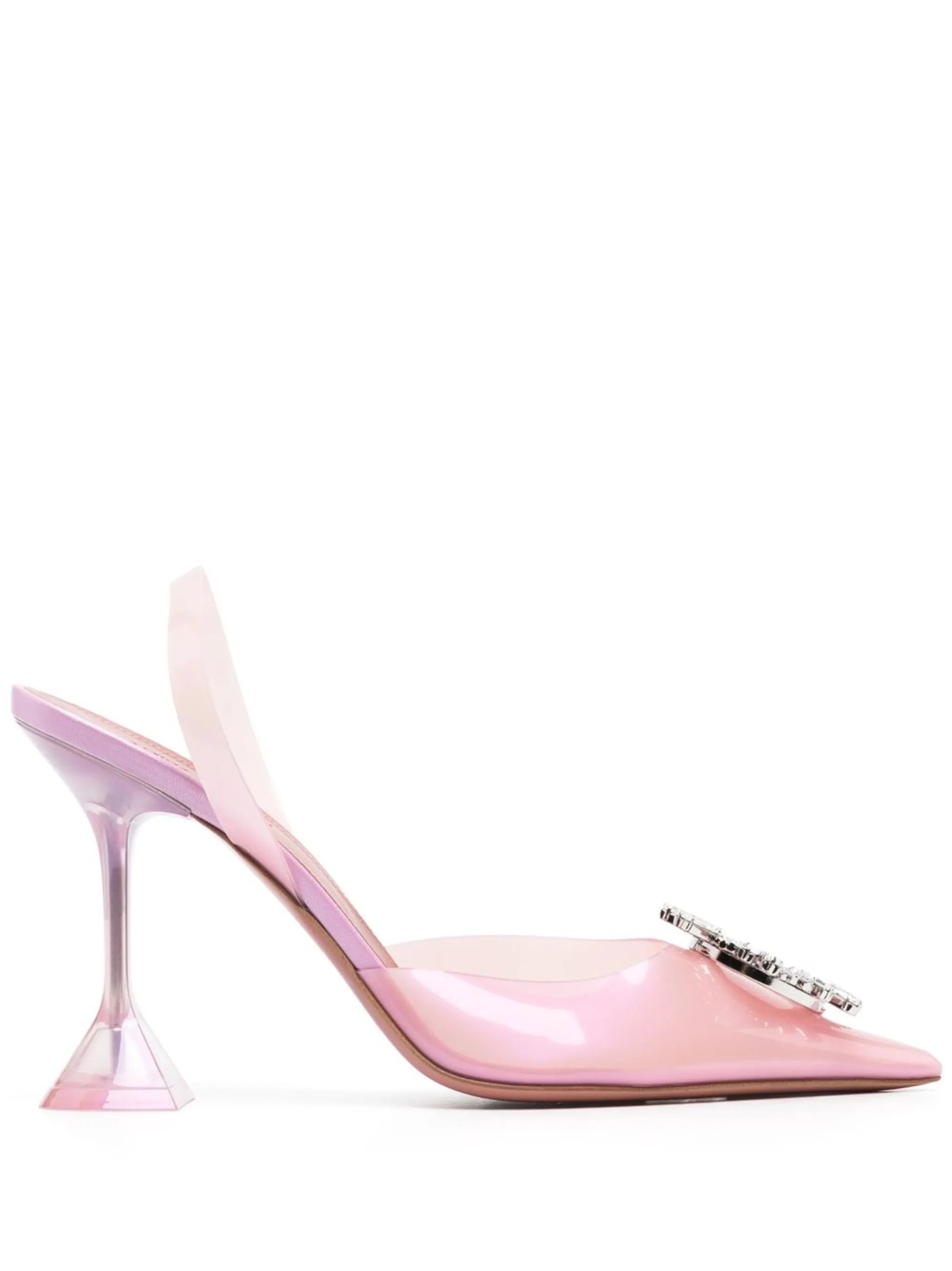 Begum 95mm transparent pumps