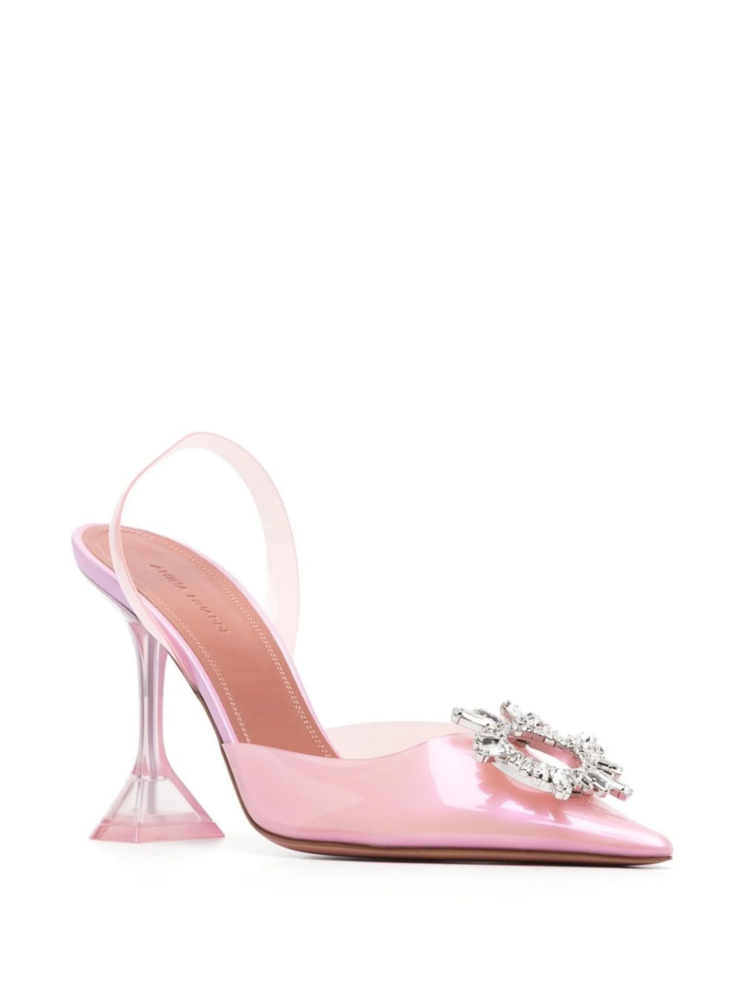 Begum 95mm transparent pumps