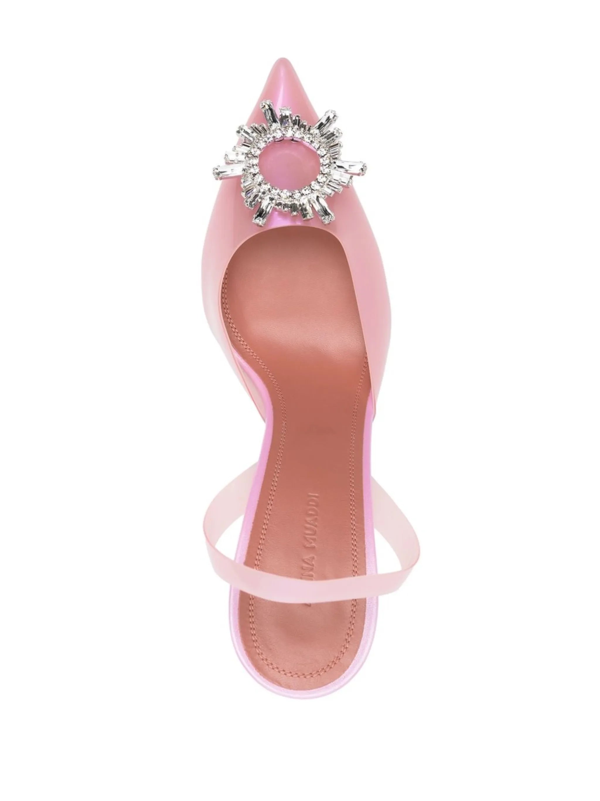Begum 95mm transparent pumps