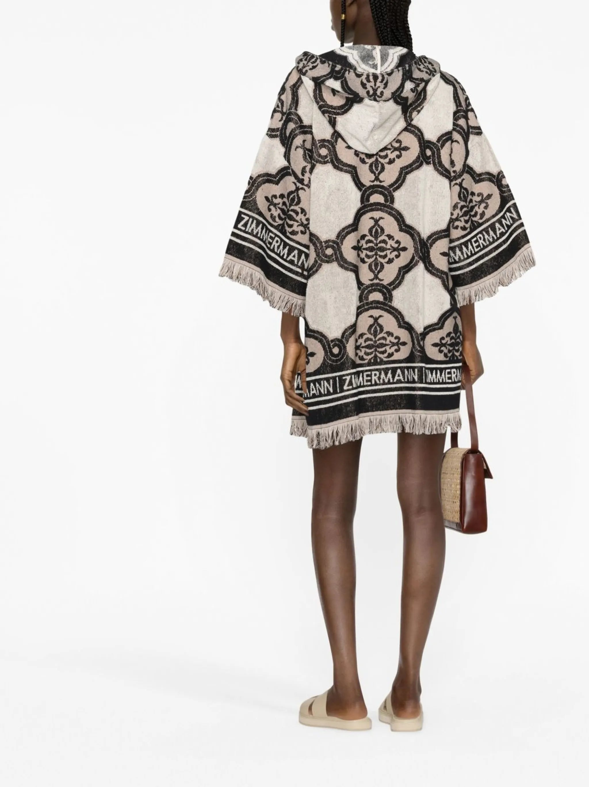 towelling-finish Clover minidress