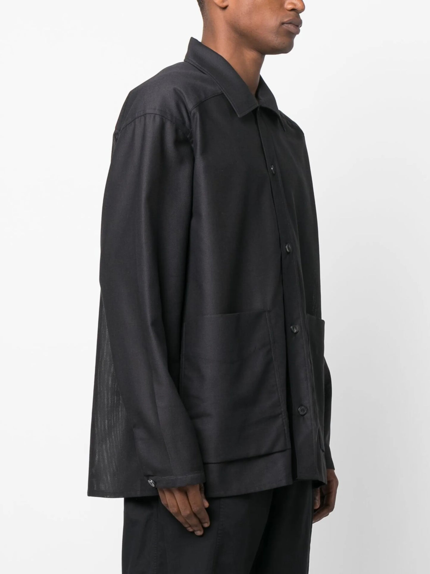 Writer patch pockets shirt