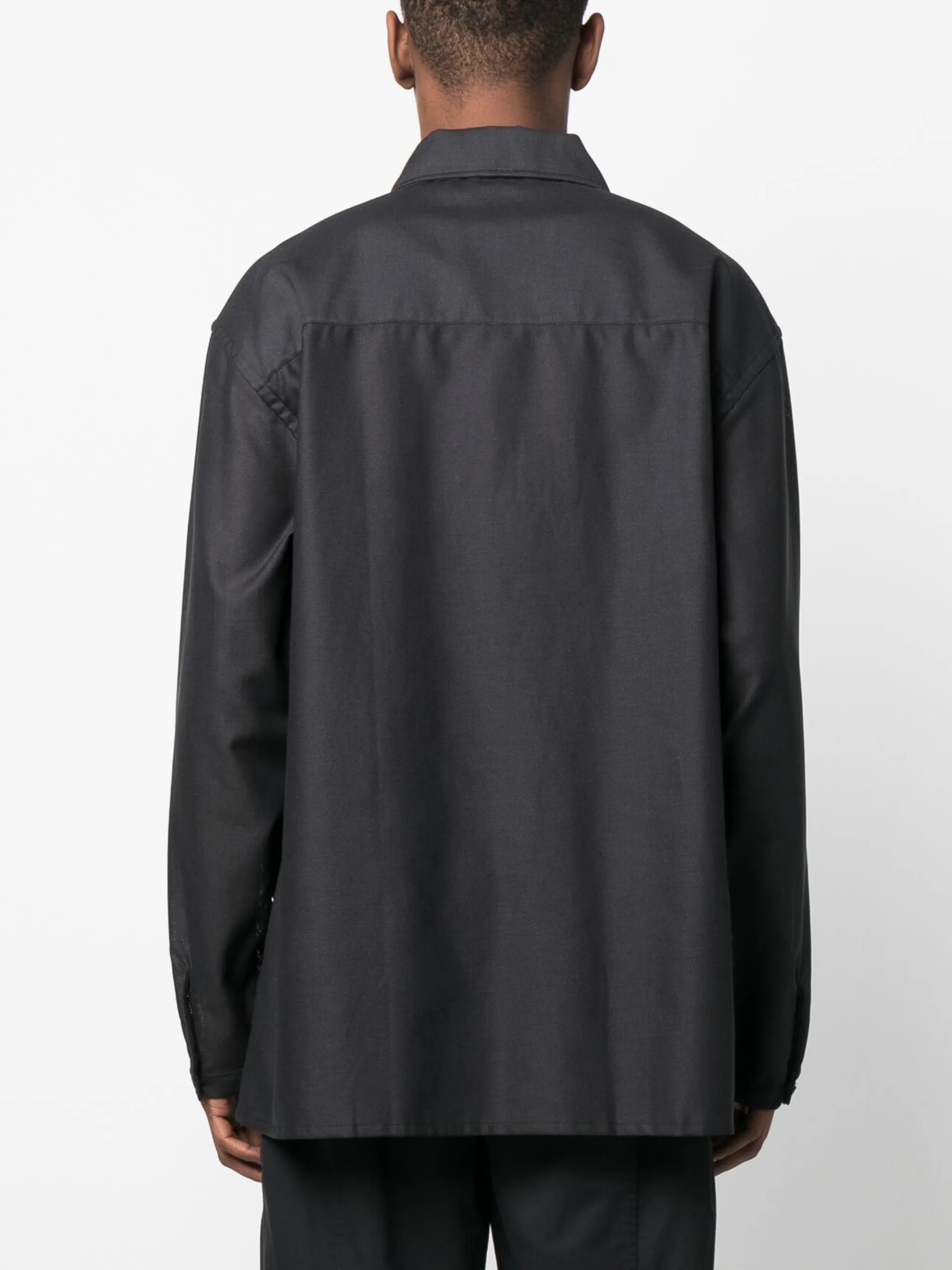 Writer patch pockets shirt