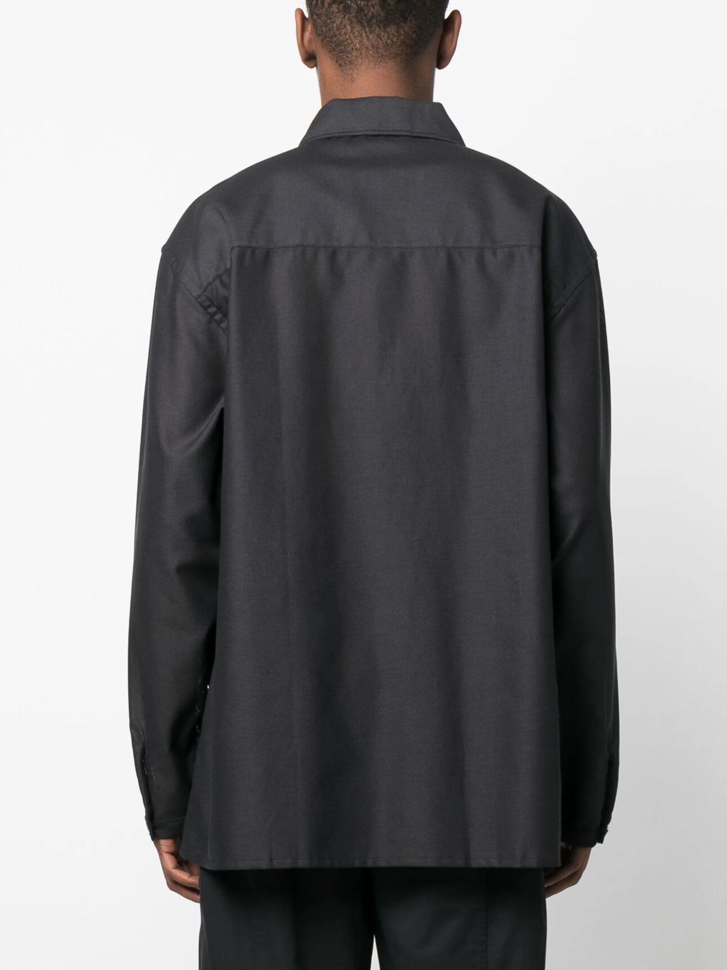 Writer patch pockets shirt