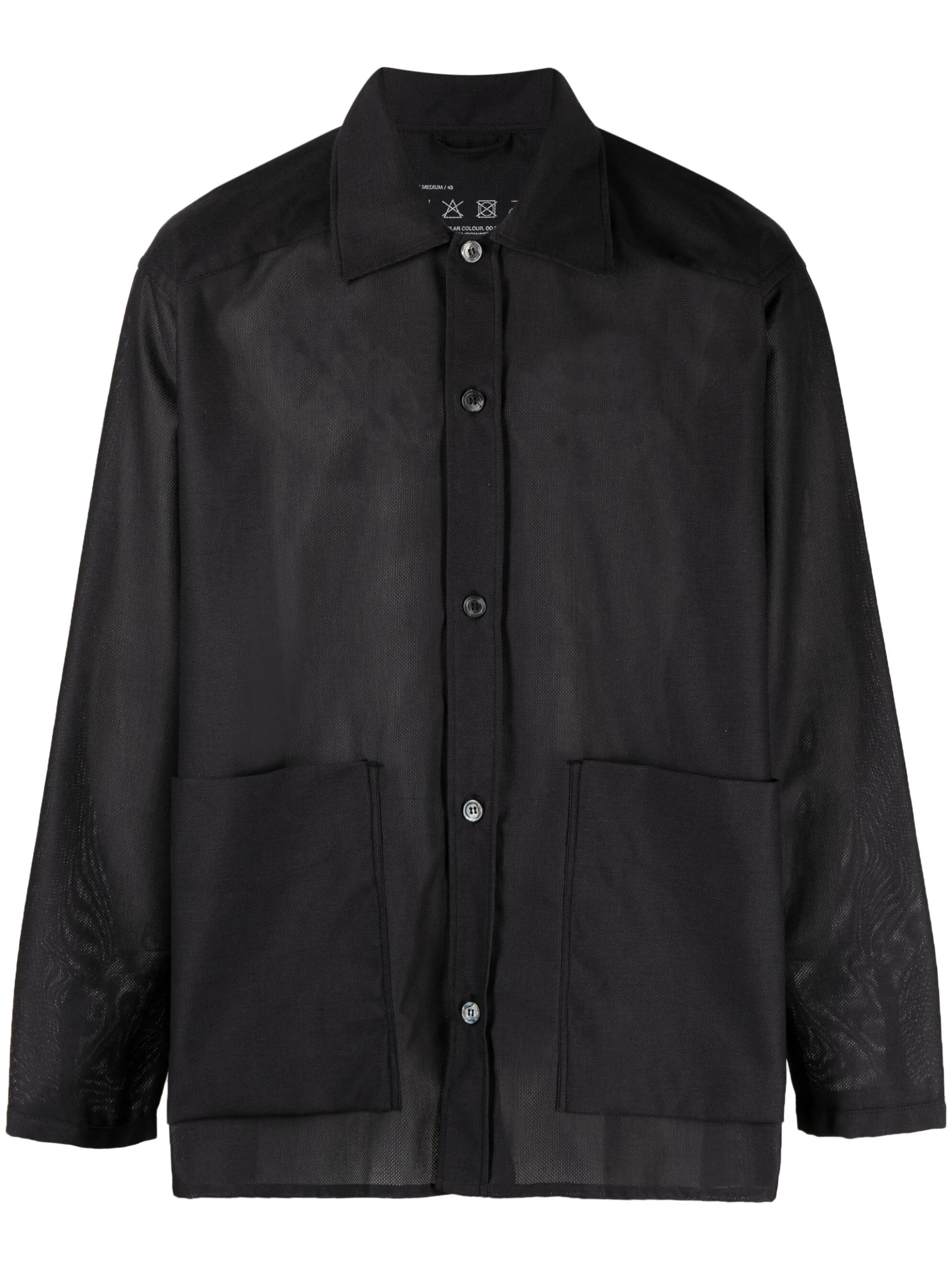 Writer patch pockets shirt