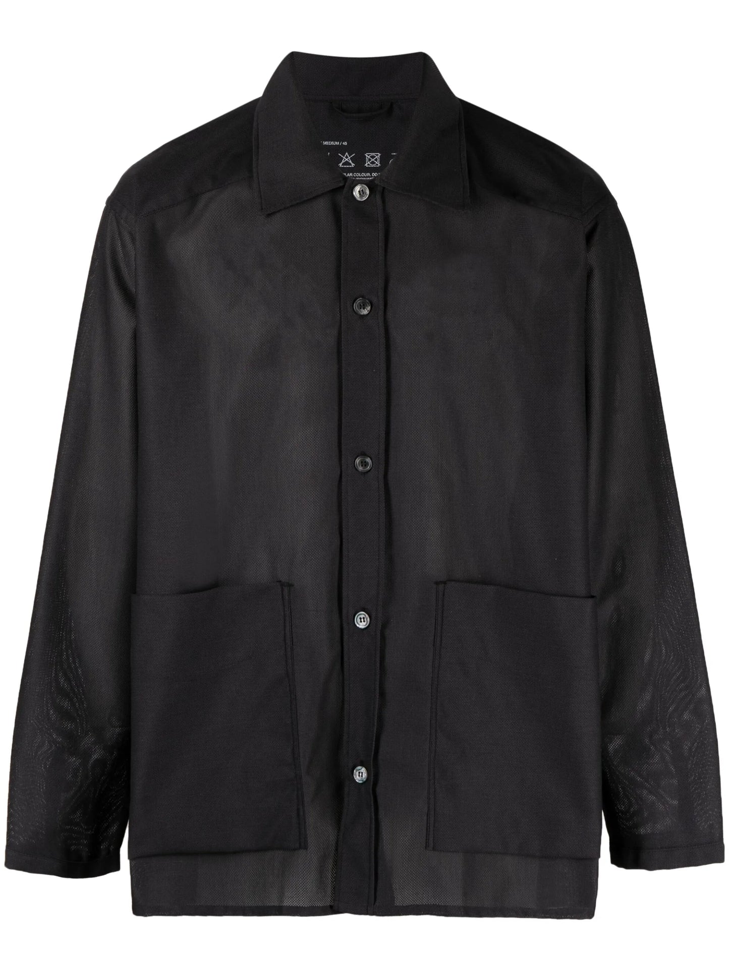 Writer patch pockets shirt