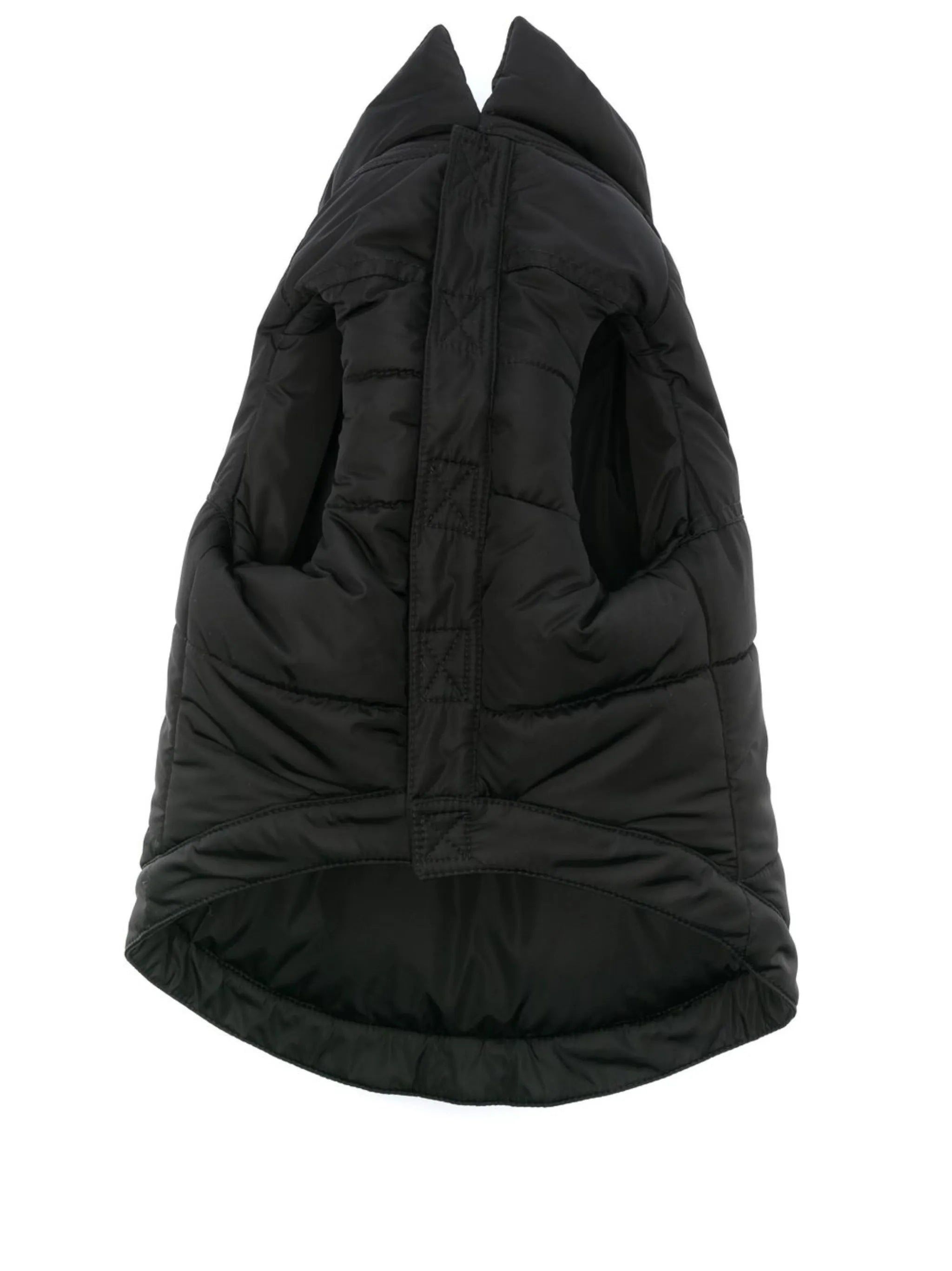 DSQ2 logo puffer pet coat