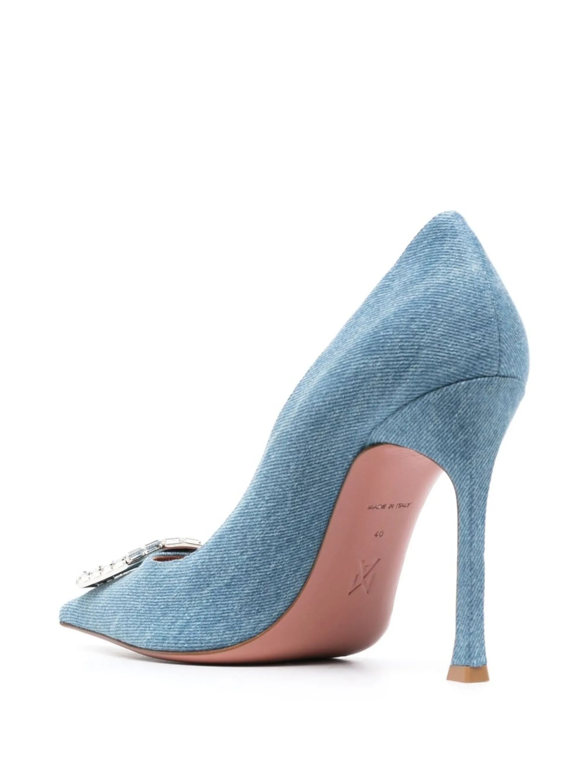 Camelia 105mm crystal-embellished  pumps