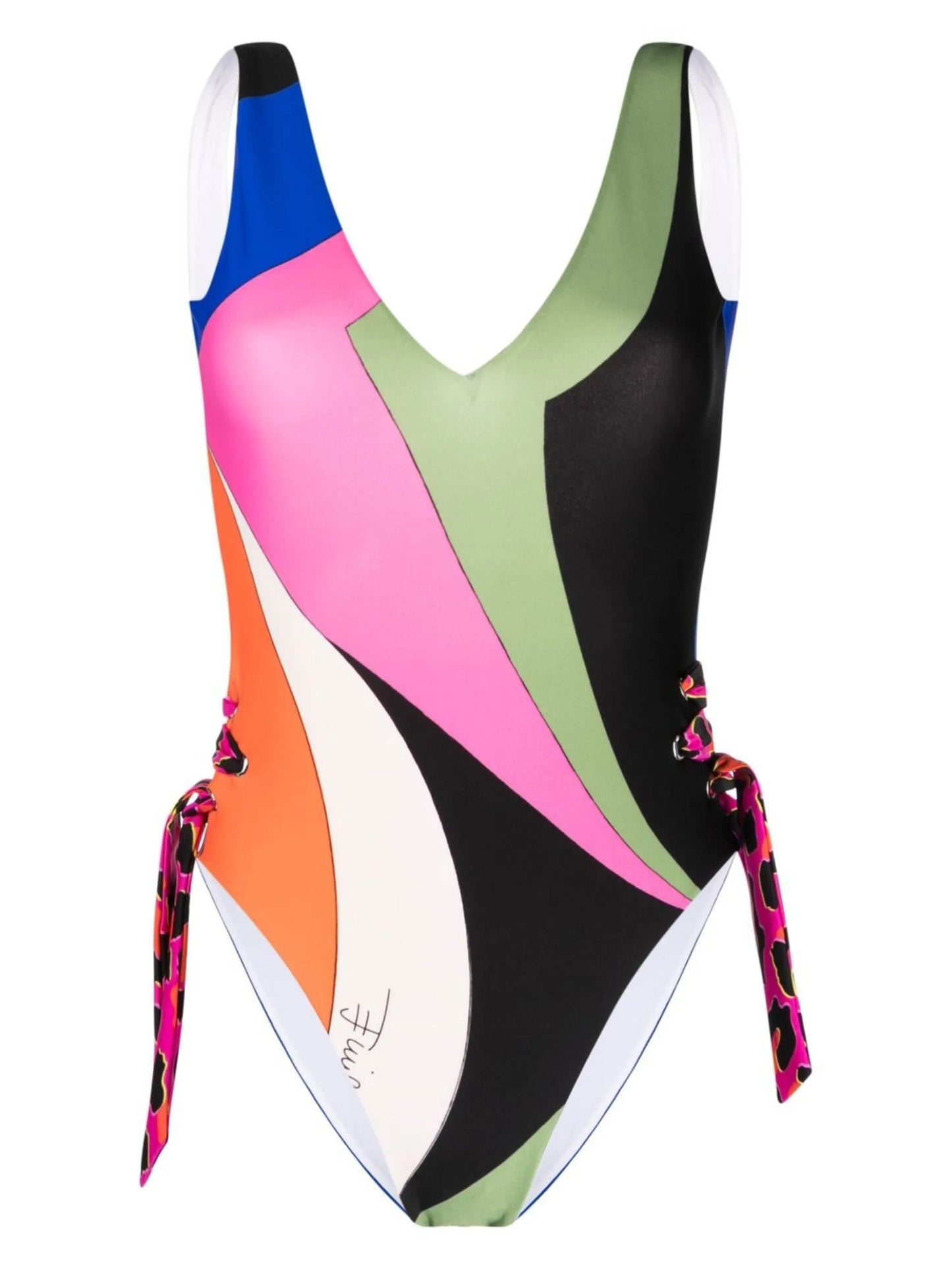 Goccia-print swimsuit