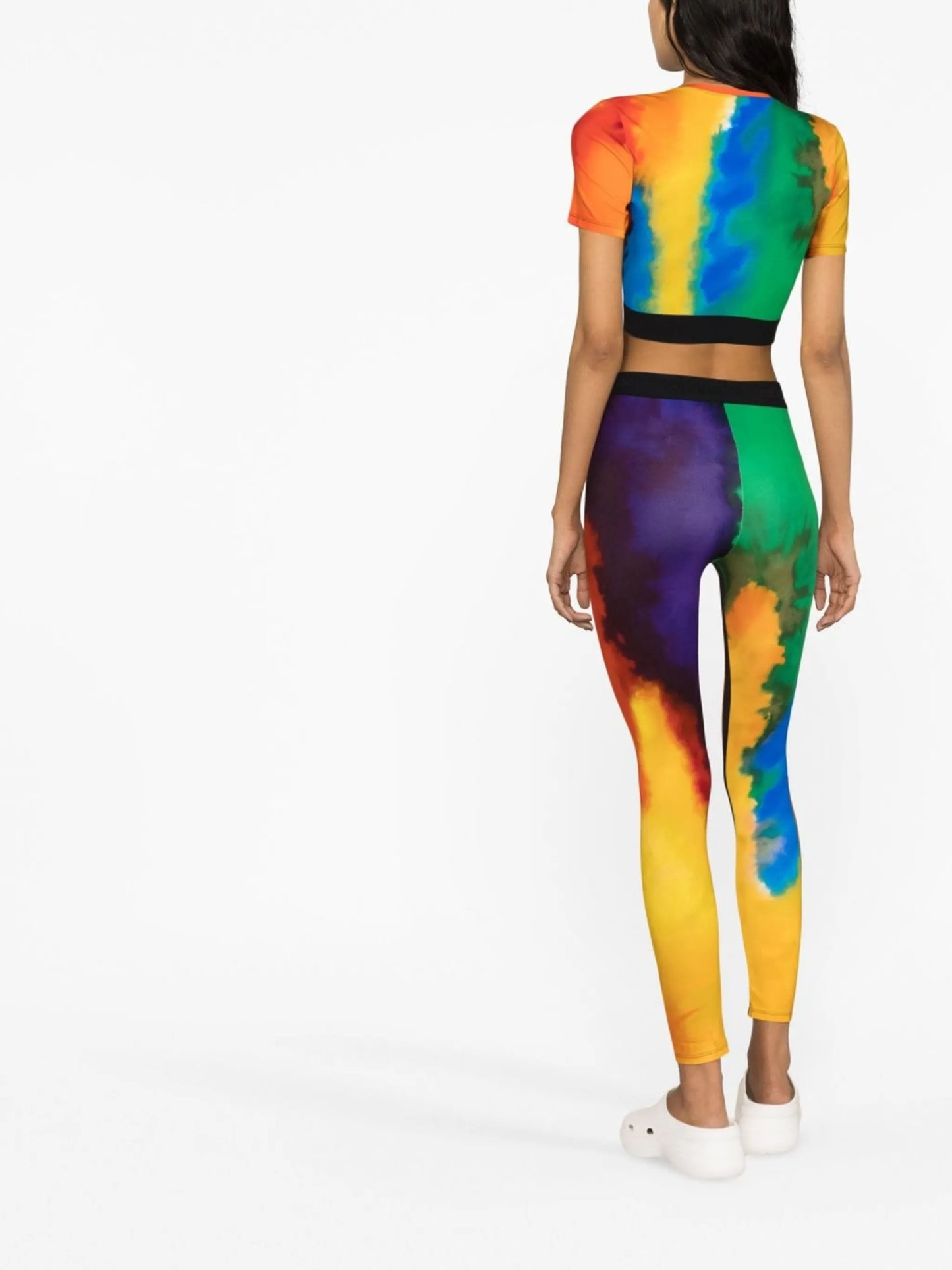 Bodyline rainbow cropped T-shirt