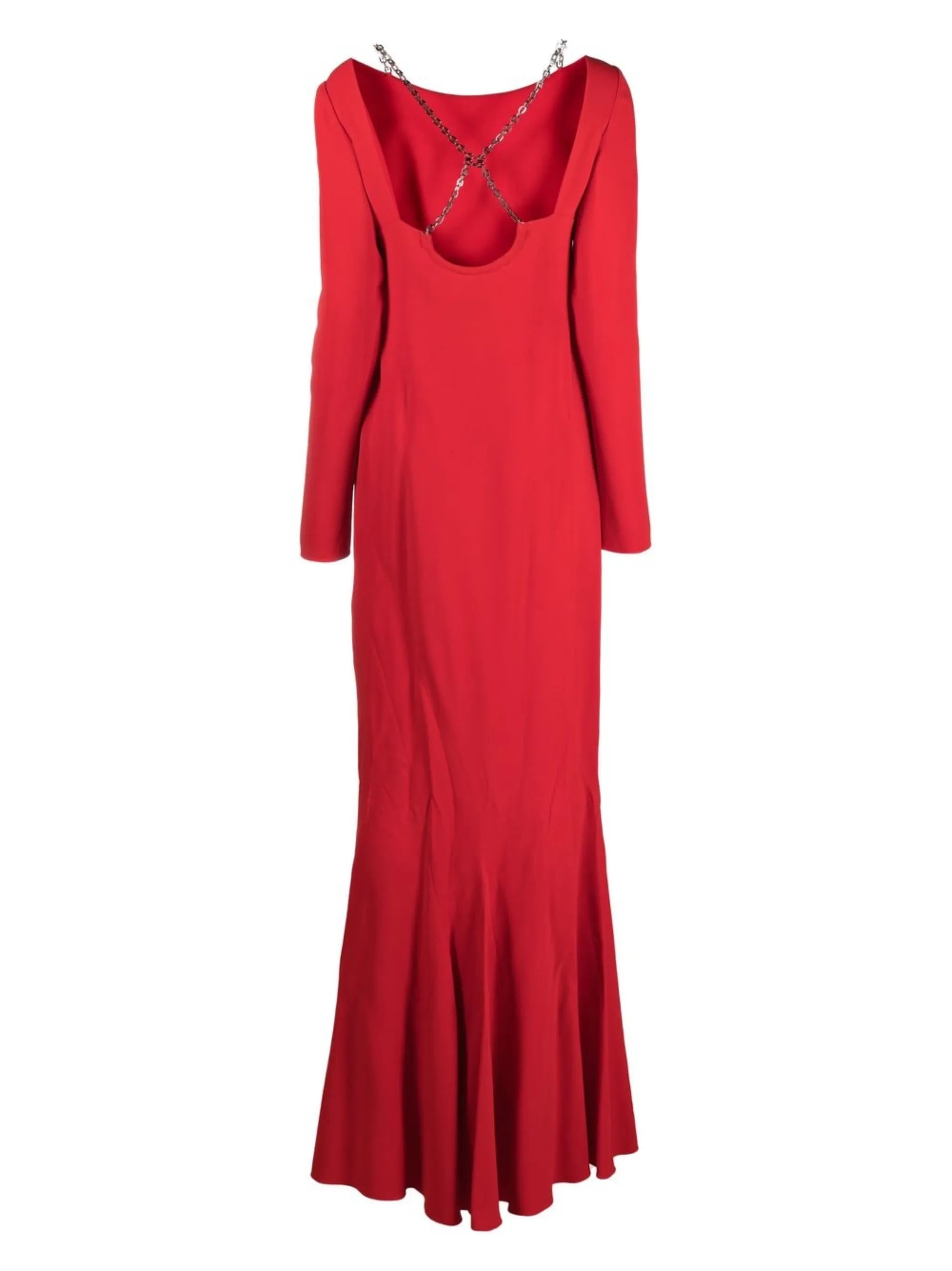 chain-link detail dress