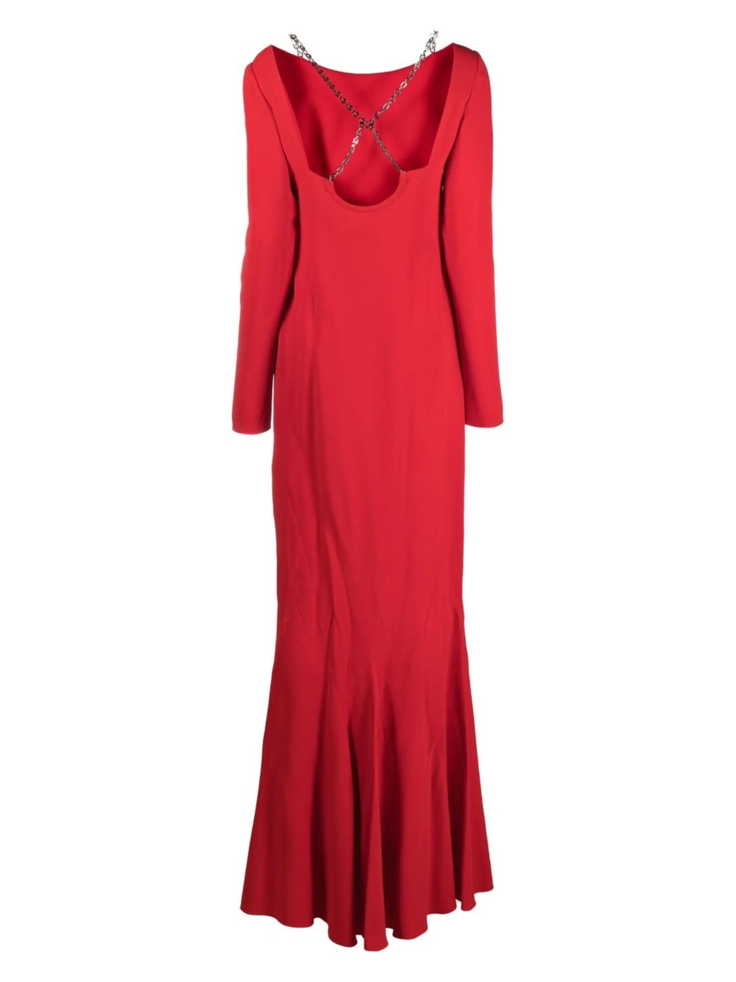 chain-link detail dress