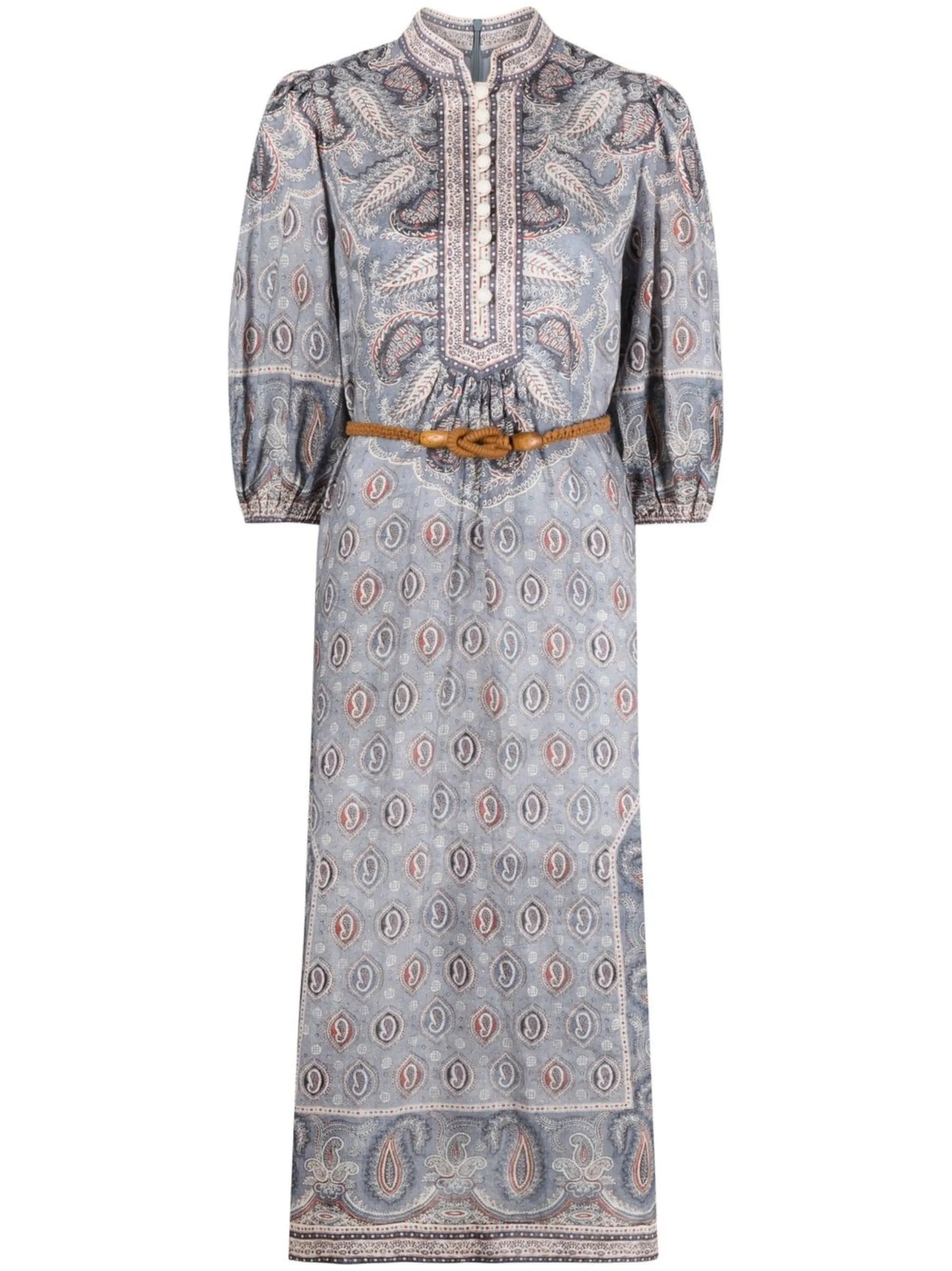 Vitali paisley-print dress