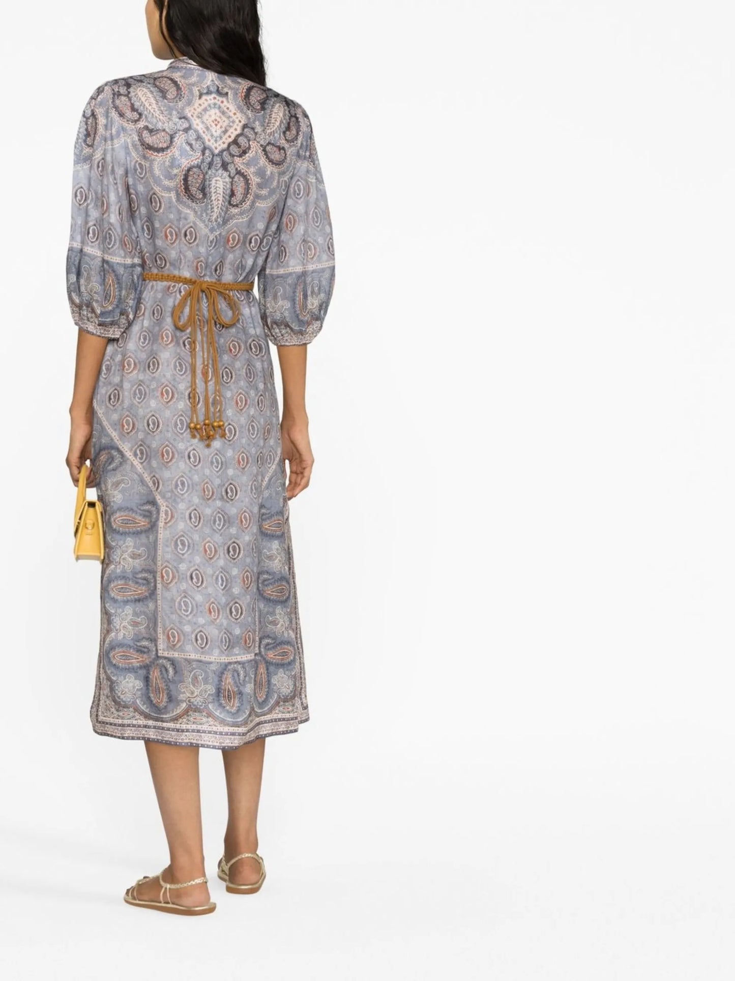 Vitali paisley-print dress