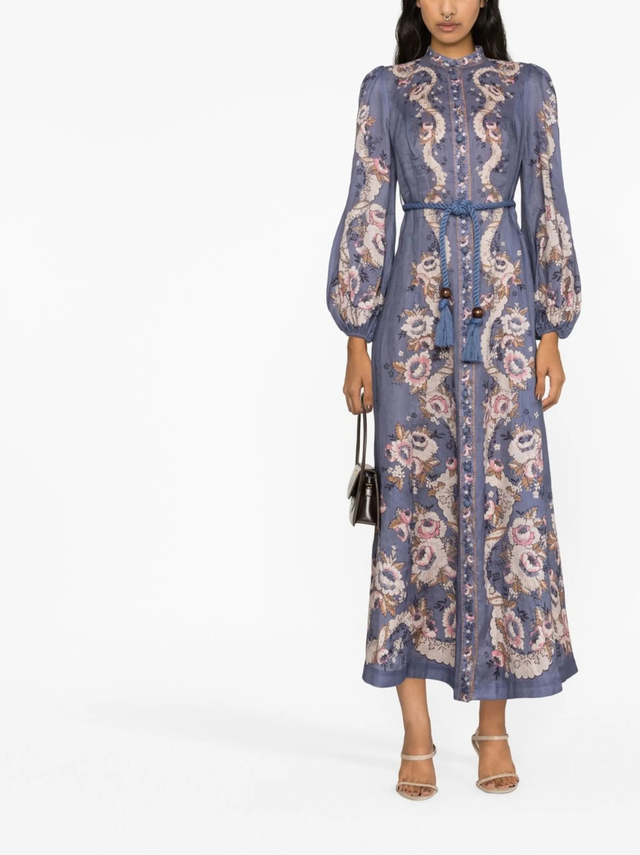 Vitali linen maxi dress