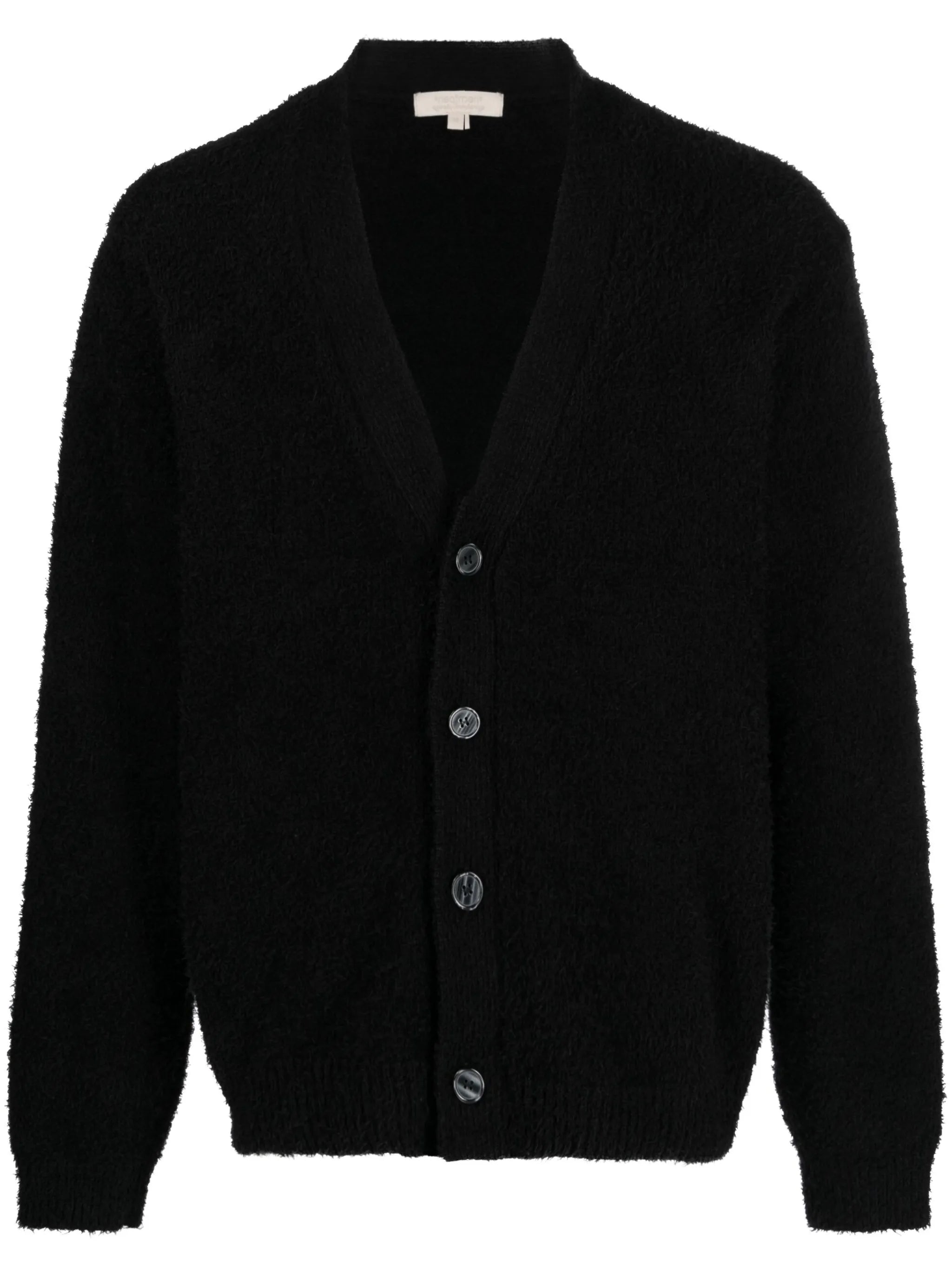 long-sleeved knitted cardigan