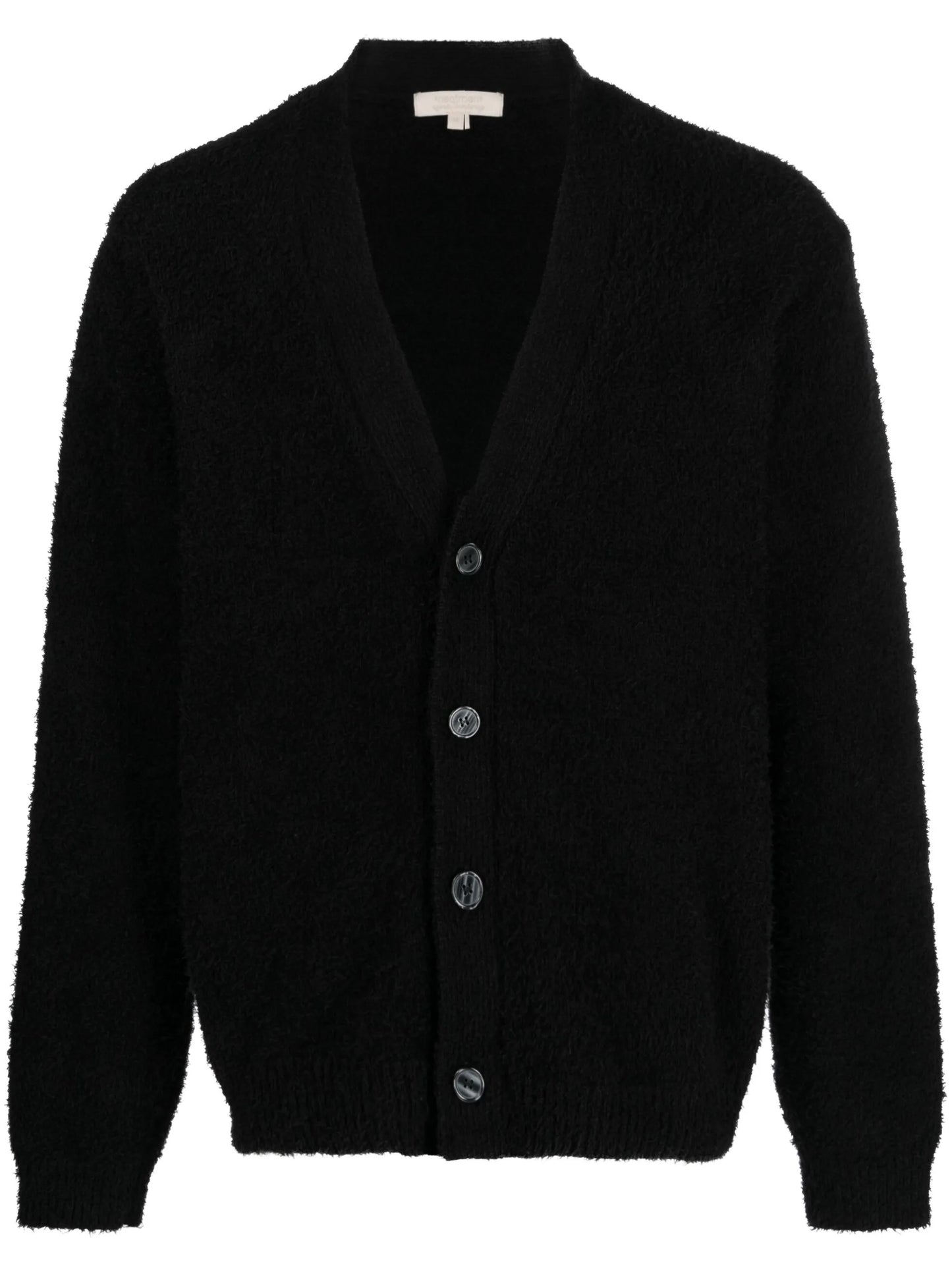 long-sleeved knitted cardigan