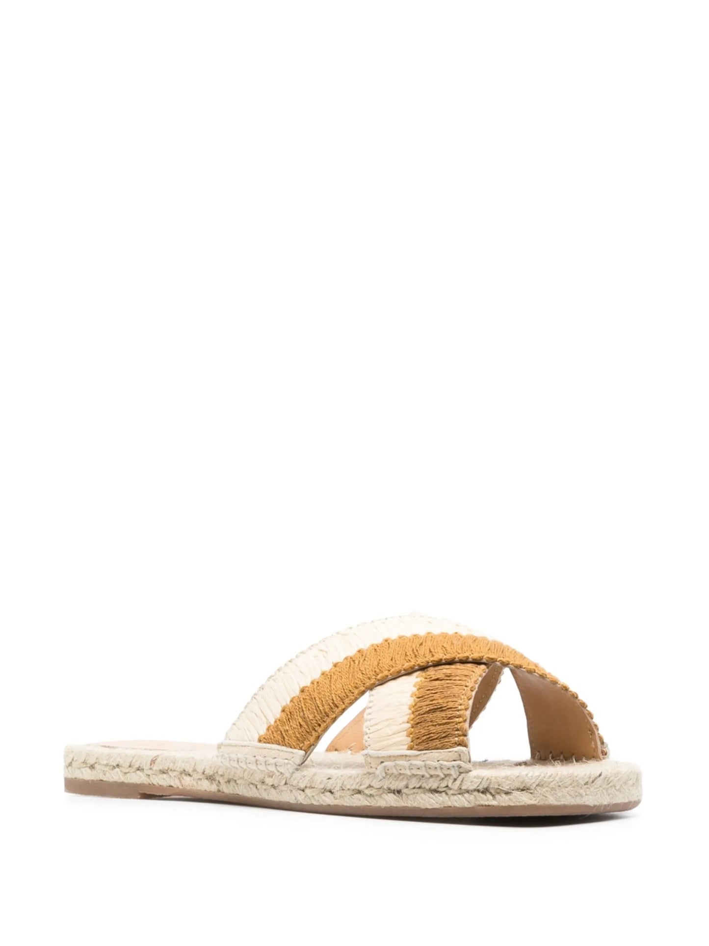Priscila raffia flat sandals