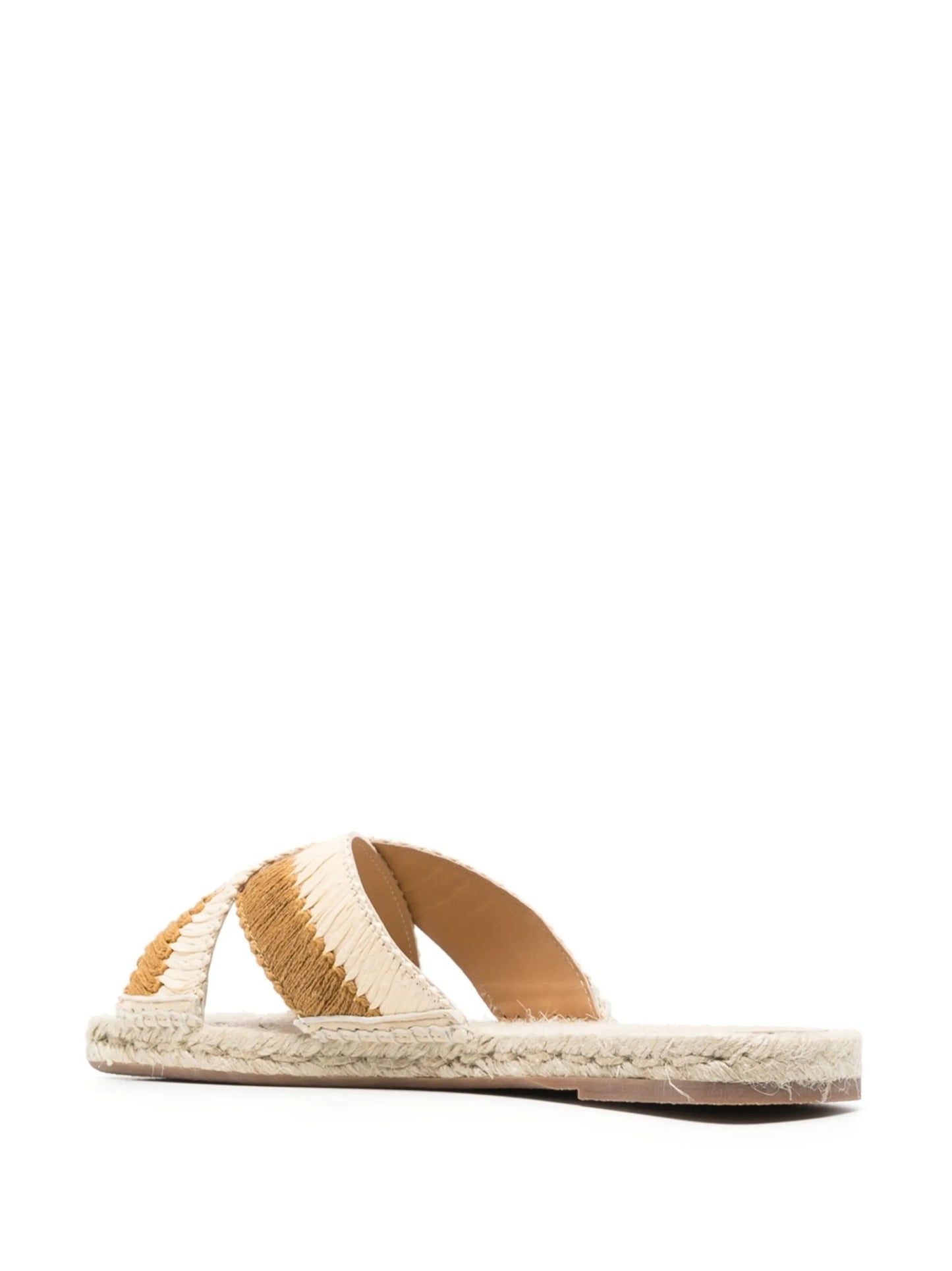 Priscila raffia flat sandals