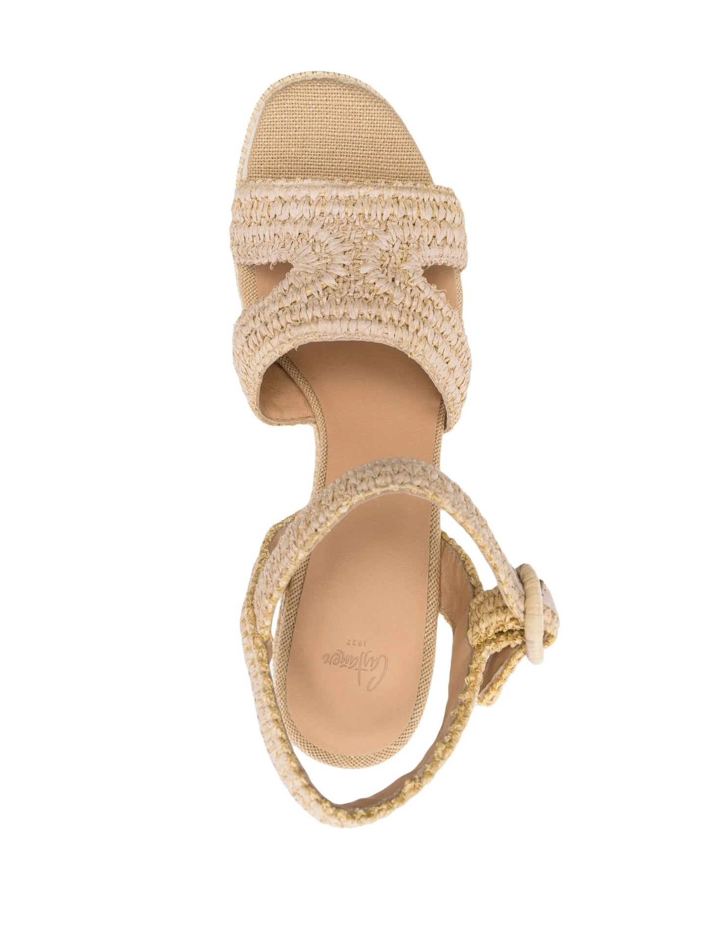 Adriana platform raffia sandals