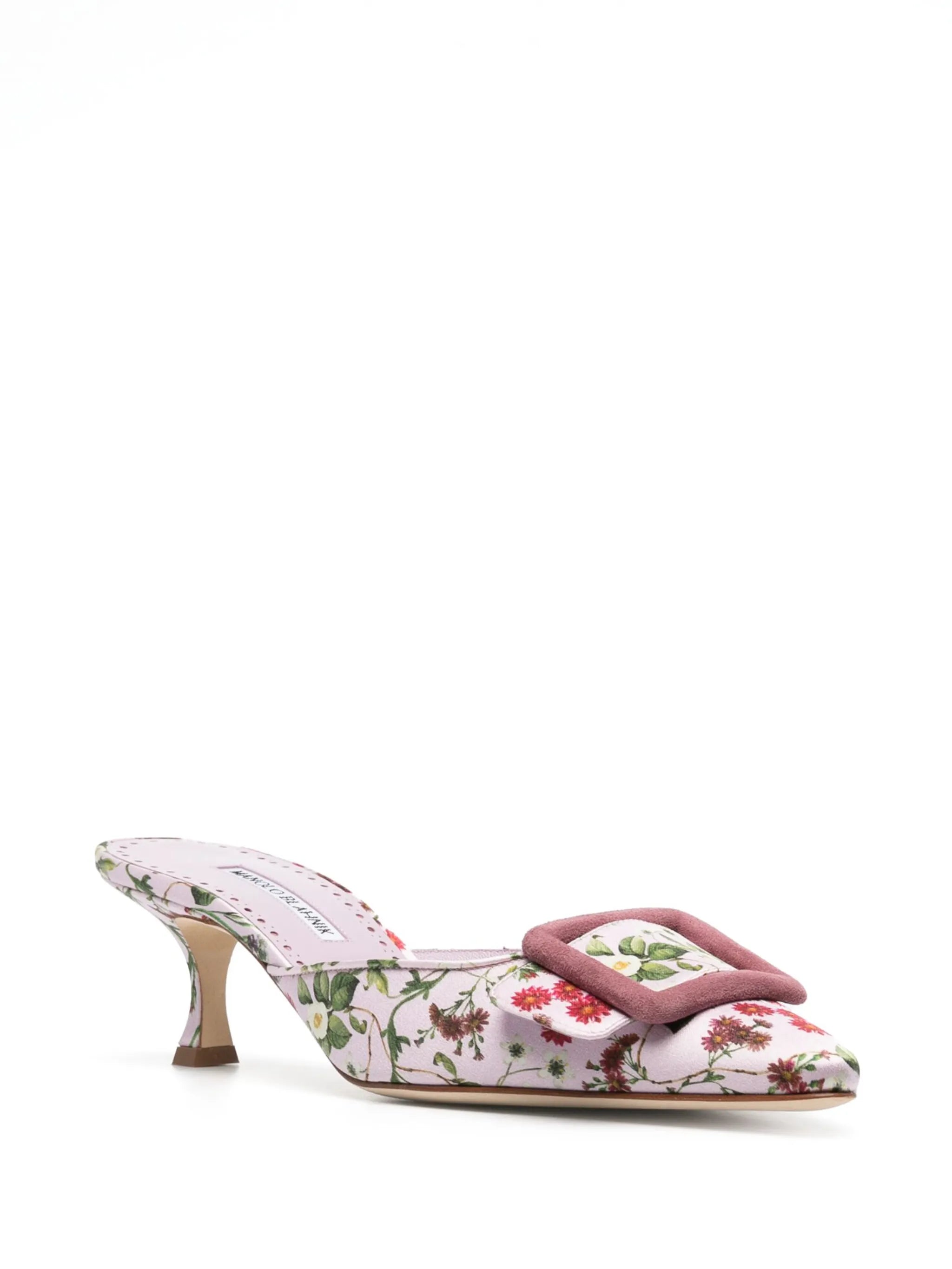 Maysale 50mm pointed-toe mules
