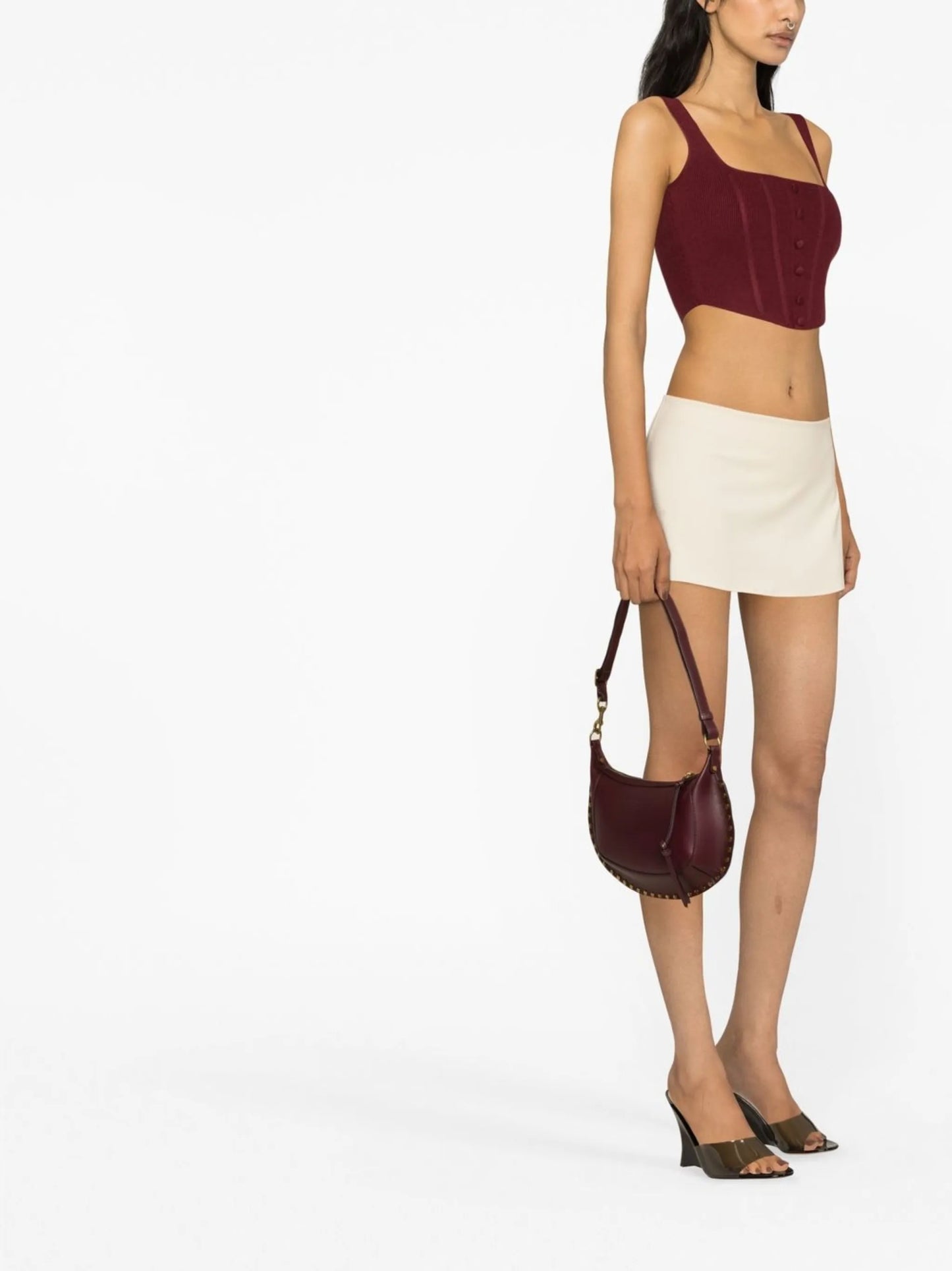 cropped corset top