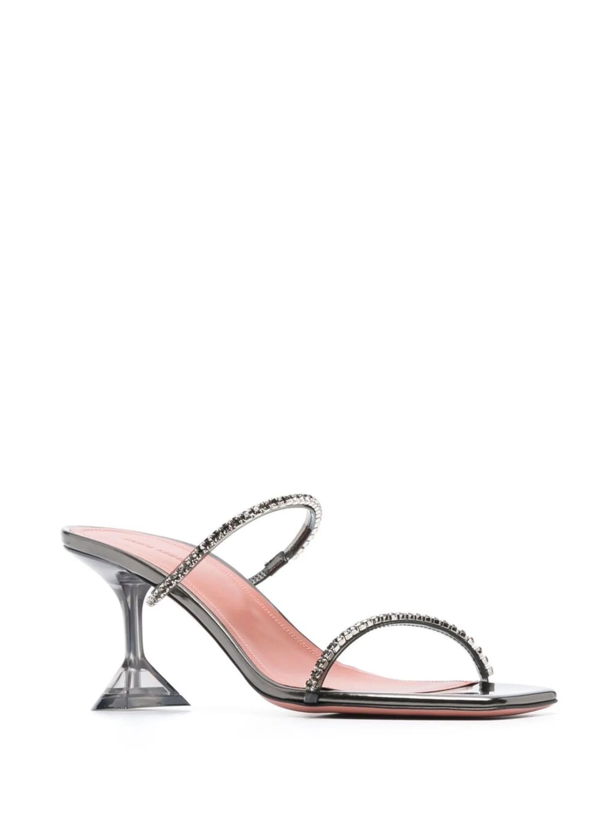 Gilda 70mm clear heel sandals