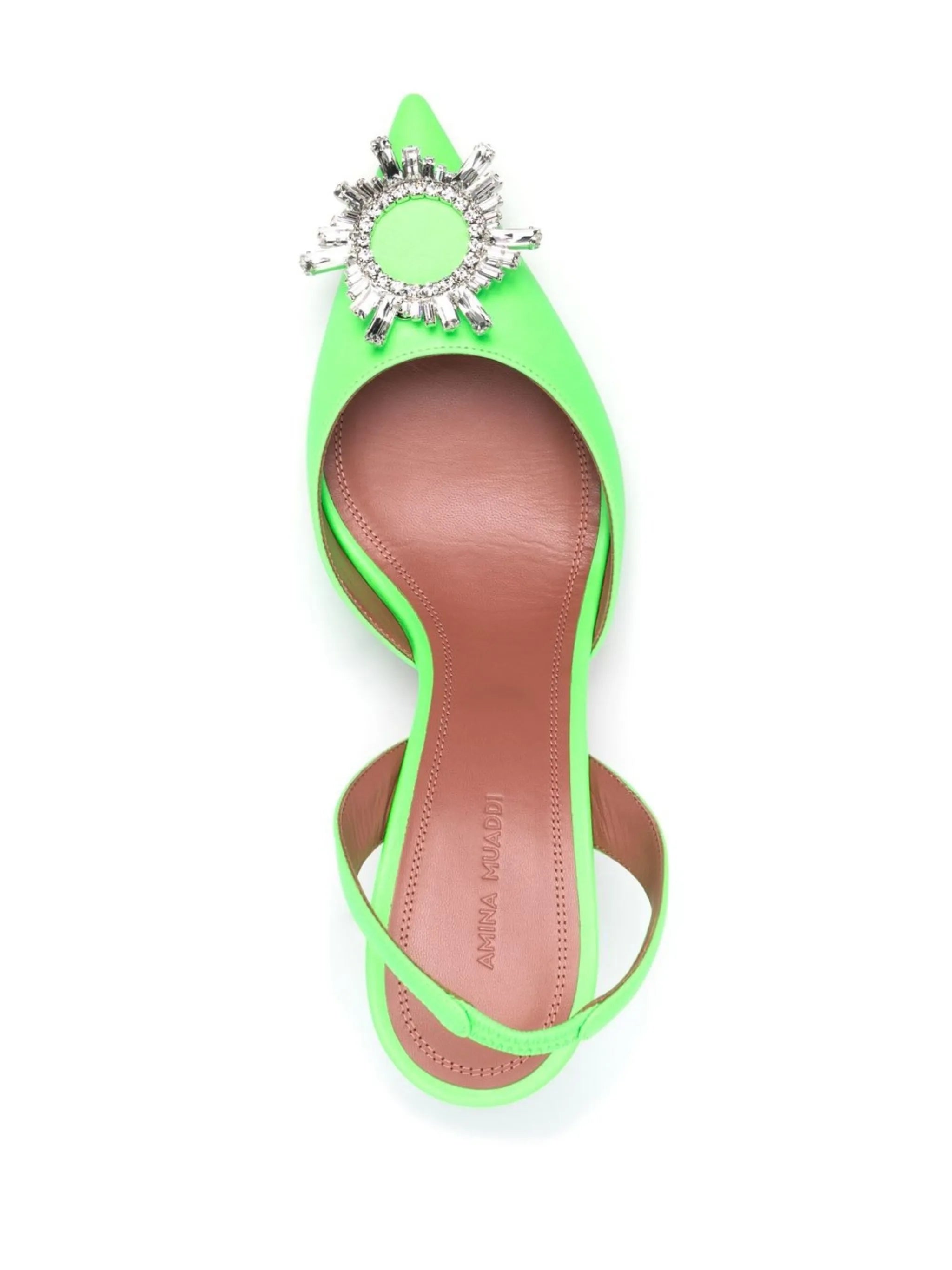 Begum 70mm slingback pumps