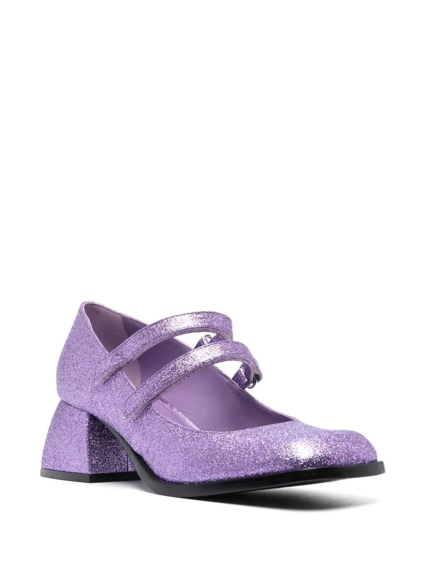 Bacara 55mm glitter mary-jane shoes