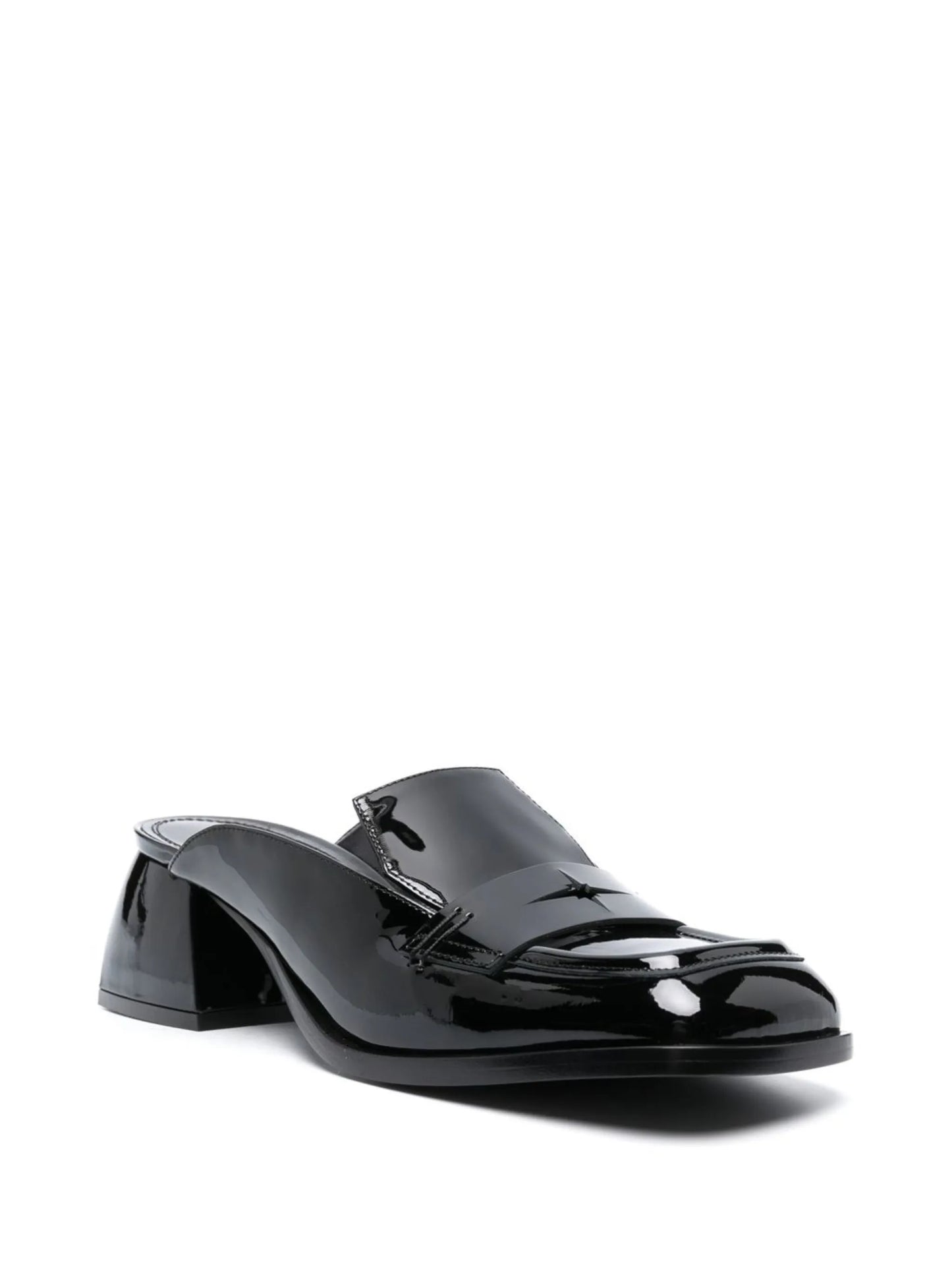 Cara square-toe 60mm mules