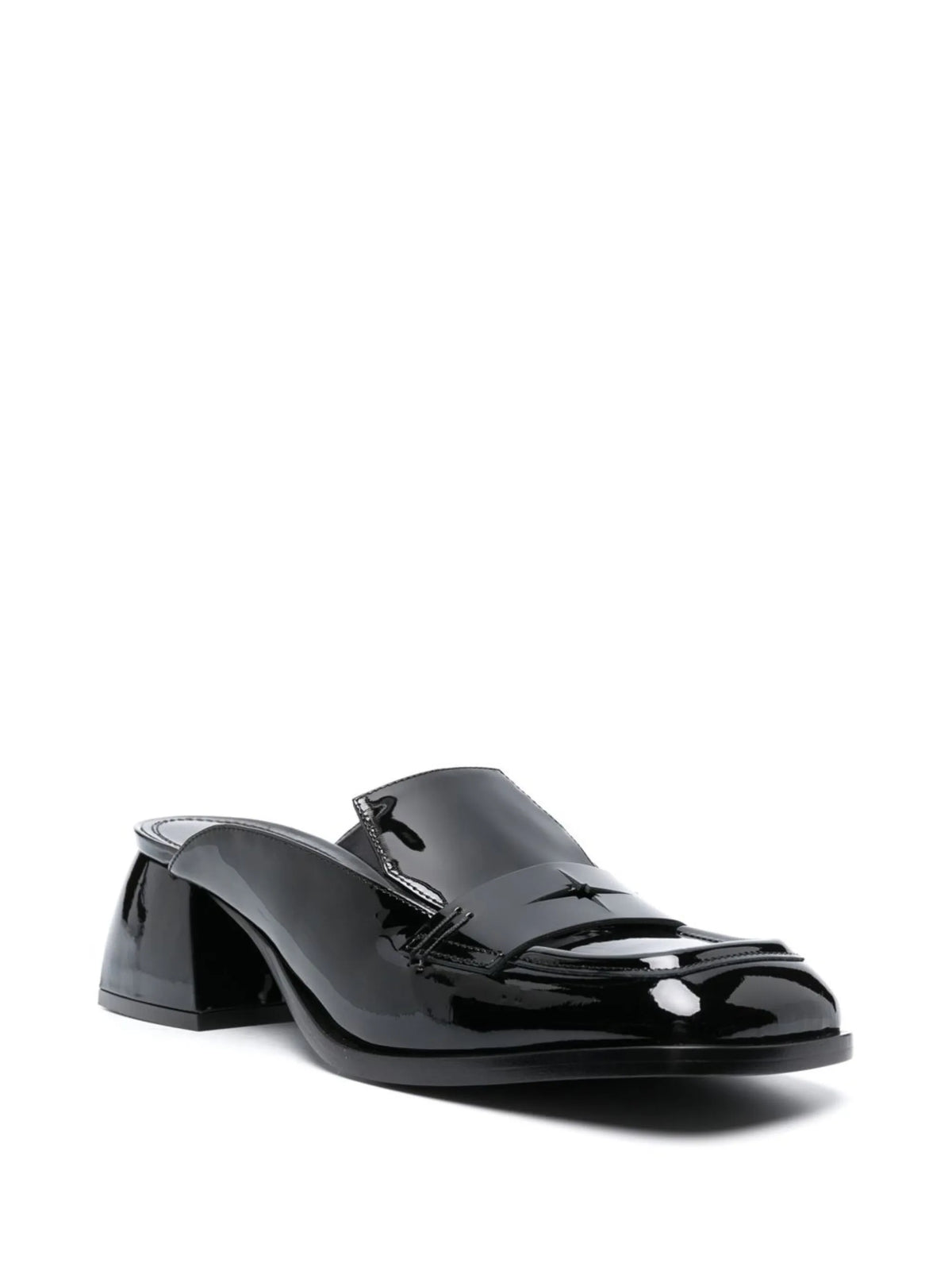 Cara square-toe 60mm mules