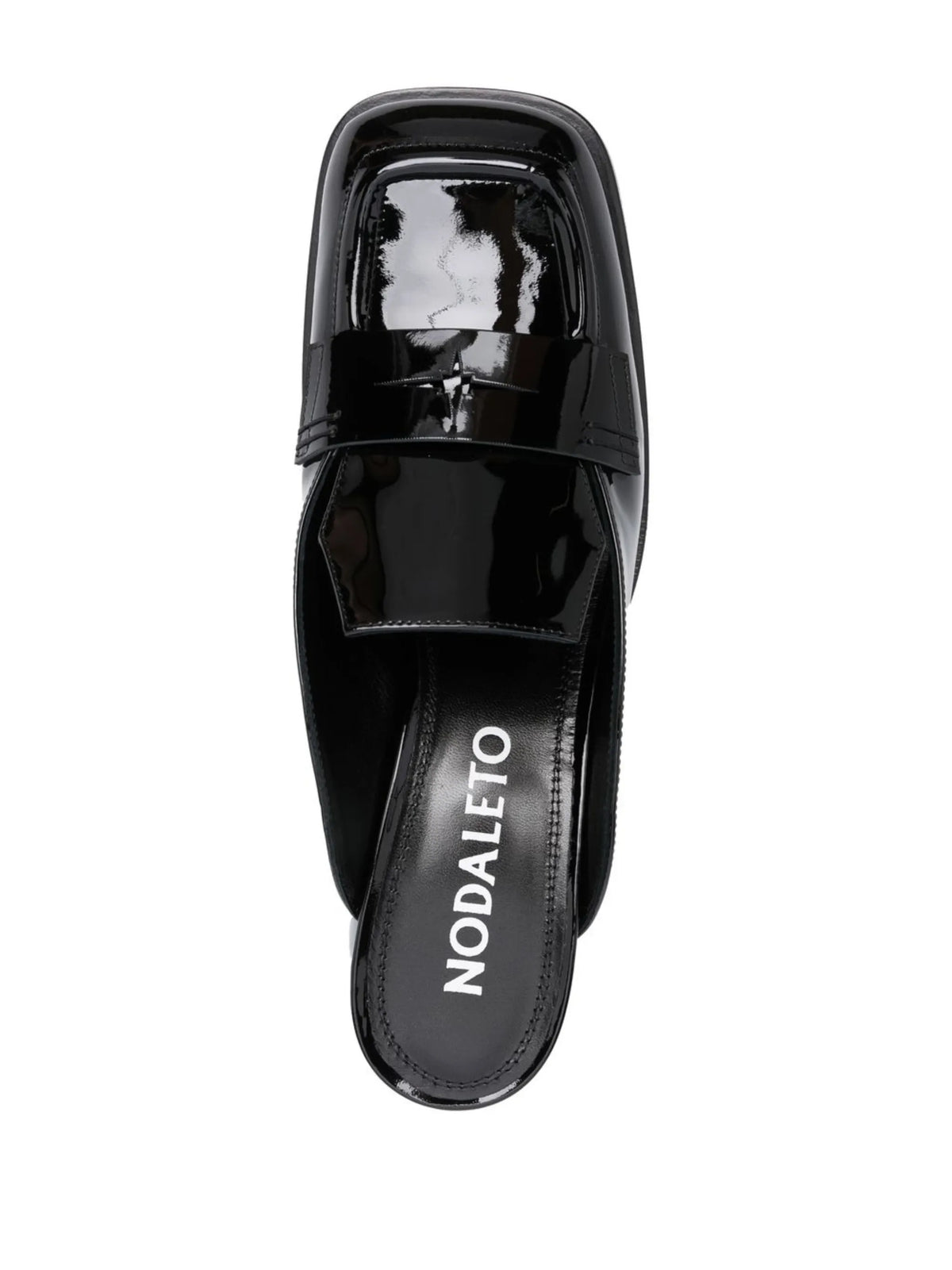 Cara square-toe 60mm mules