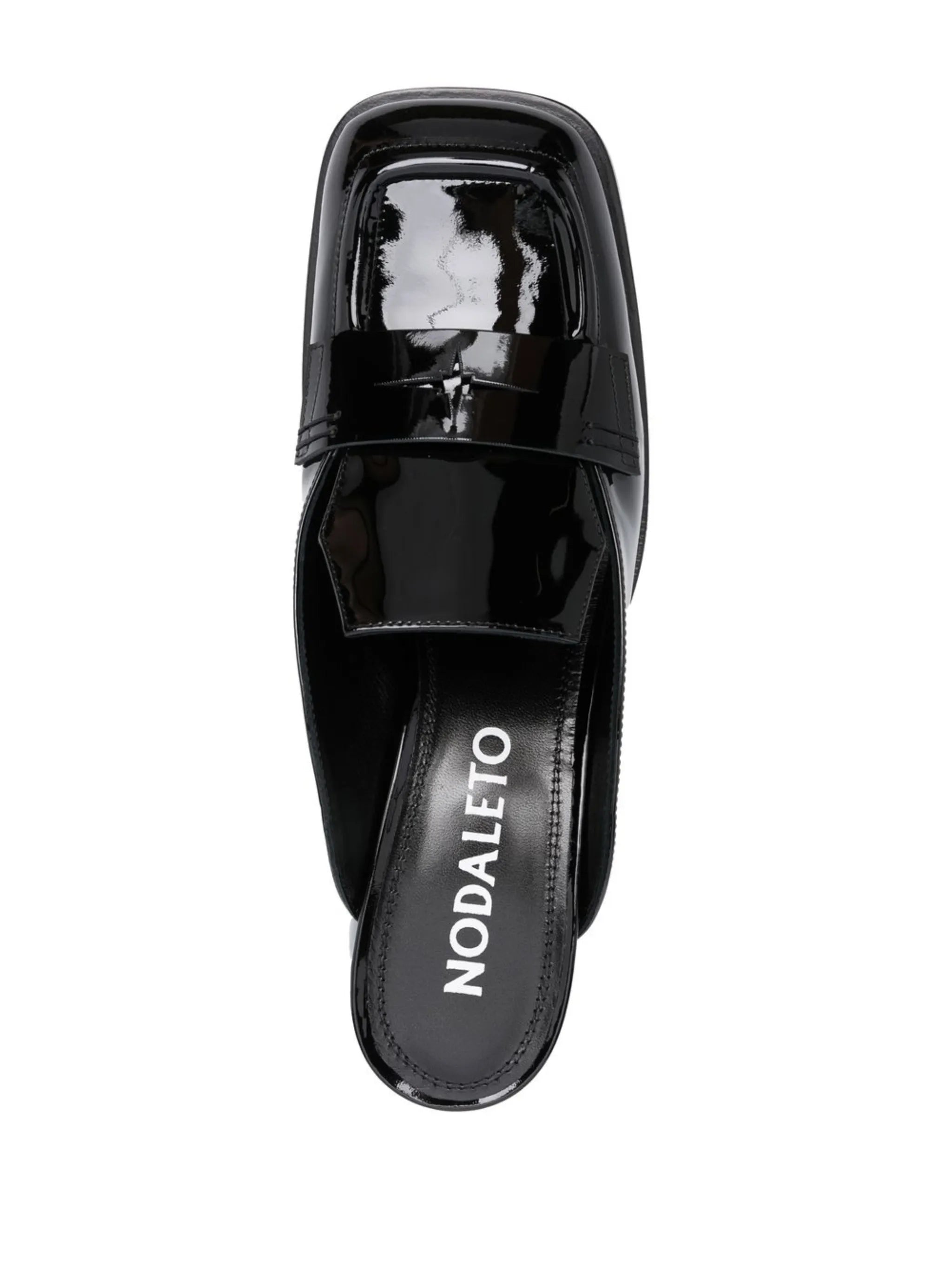 Cara square-toe 60mm mules