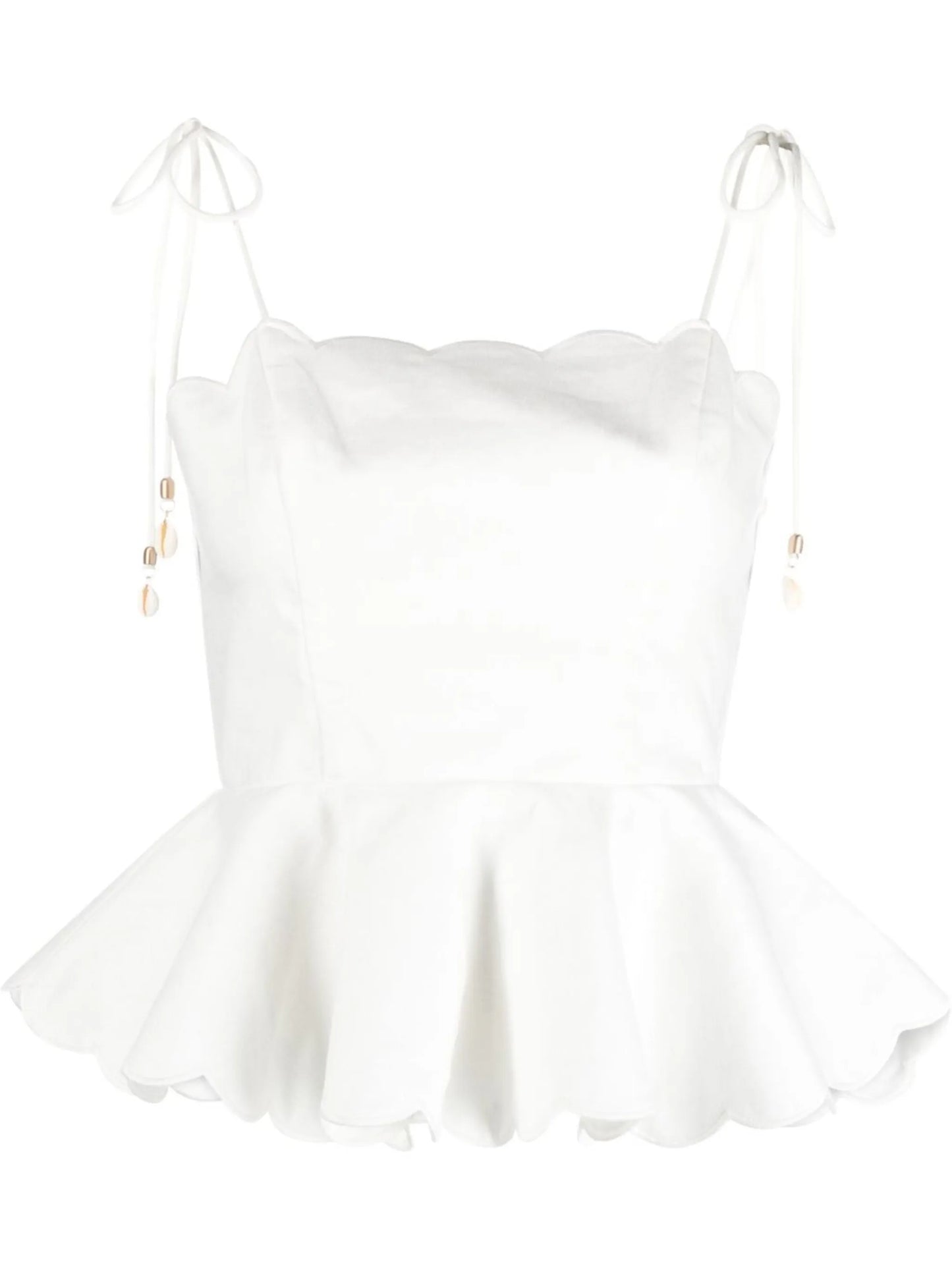 Tiggy scalloped vest top