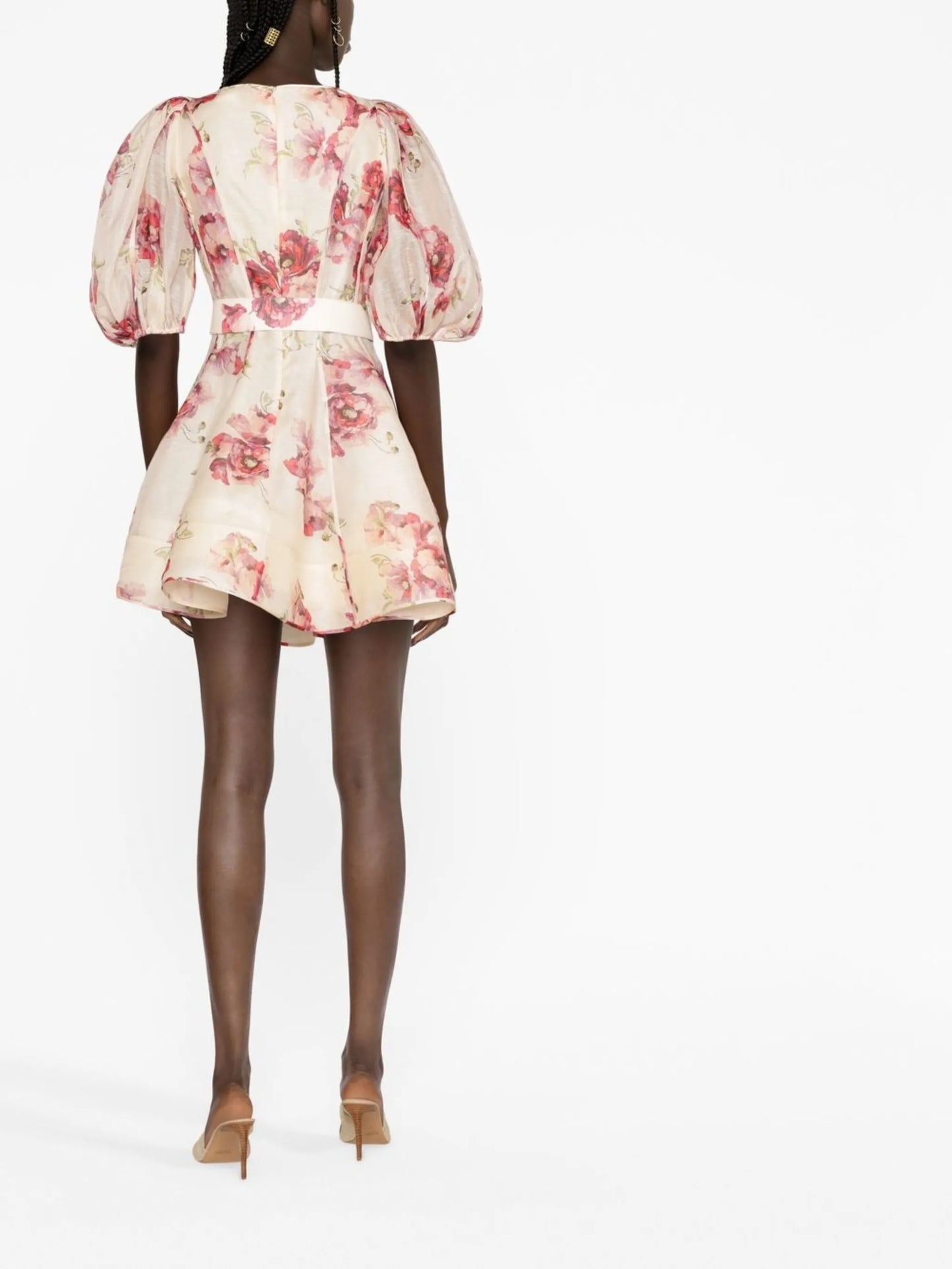 floral-print minidress
