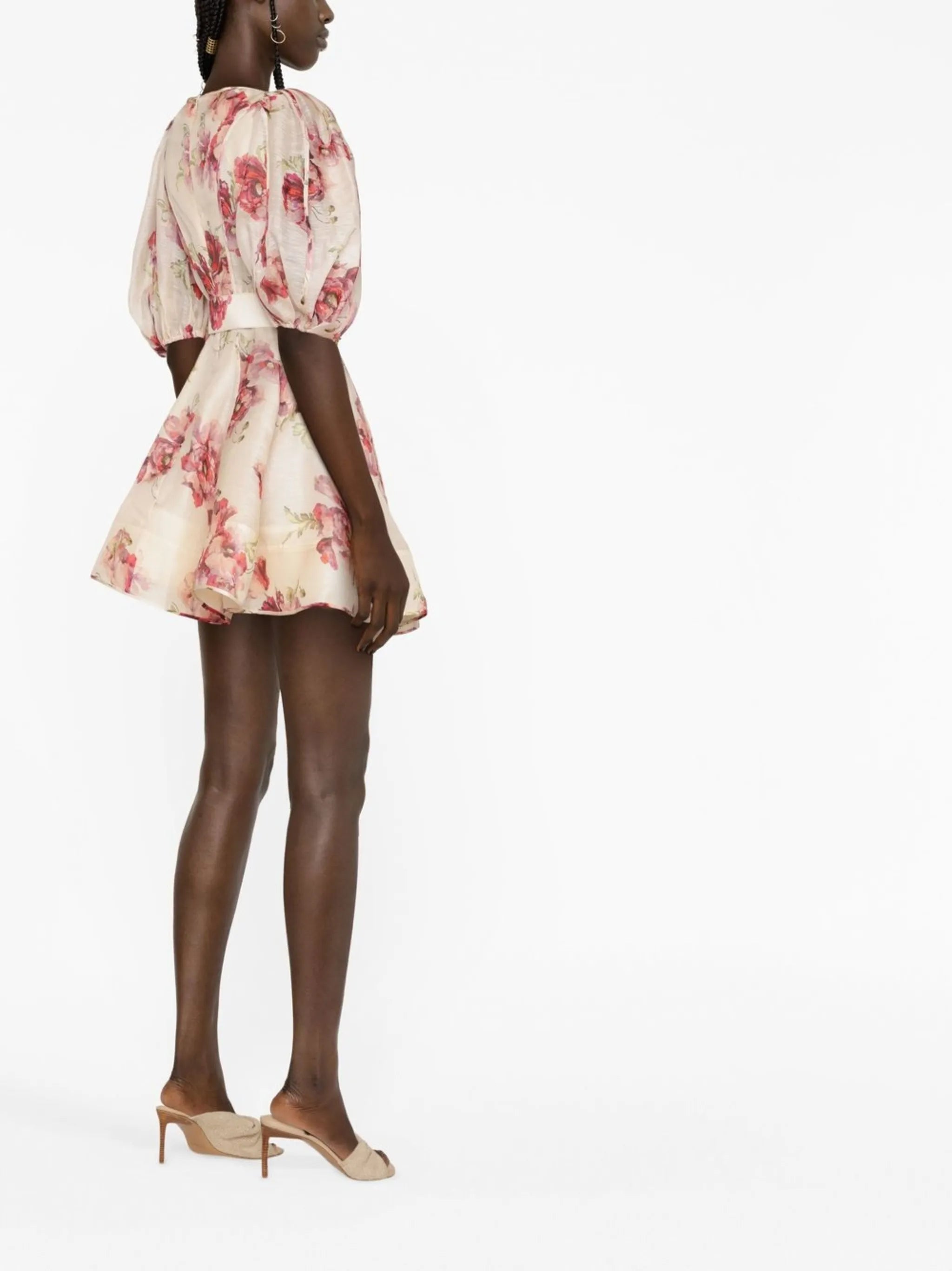 floral-print minidress